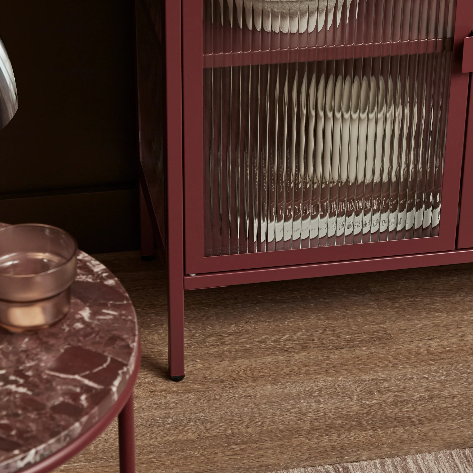 Eve Modern Metal Cabinet Wine - Image 10
