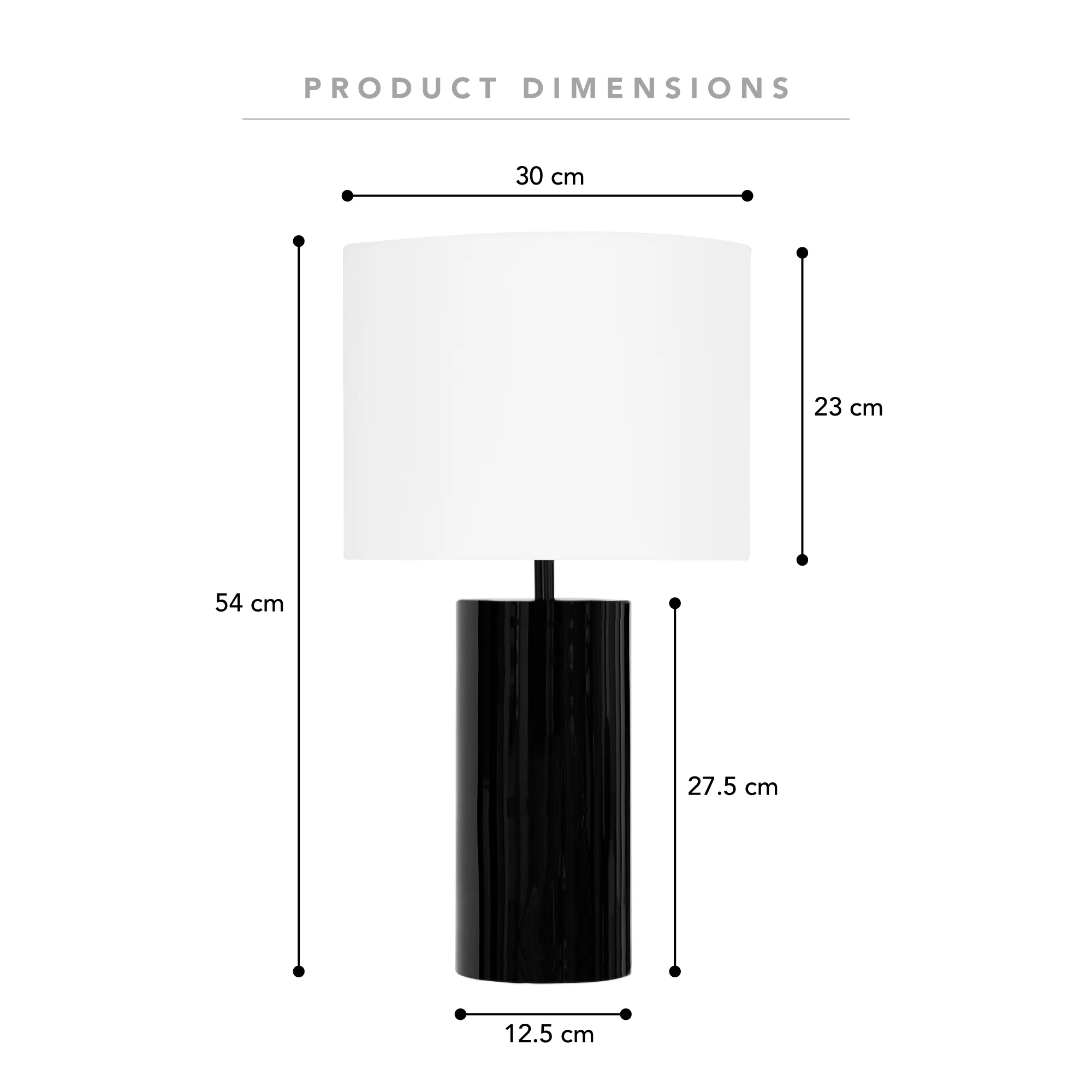 Ezra Table Lamp Black (Set of 2) - Image 3