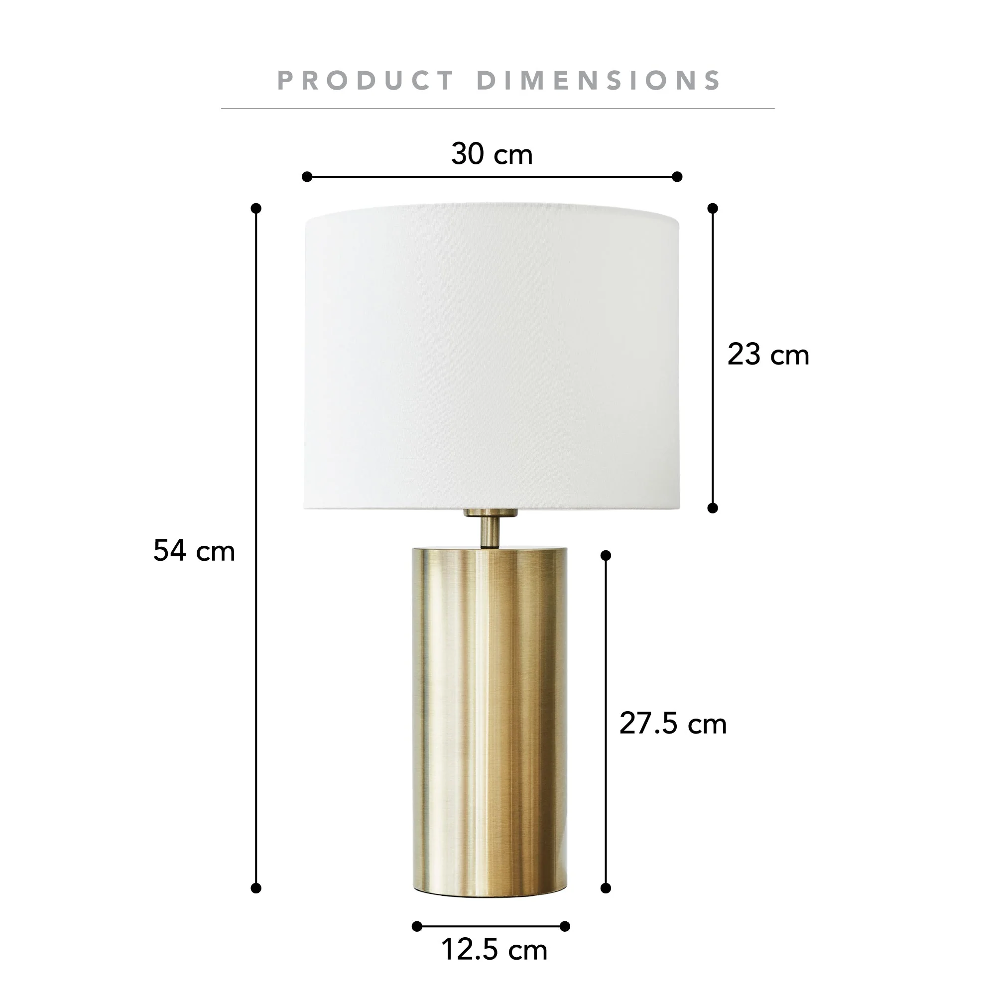 Ezra Table Lamp Gold - Image 3
