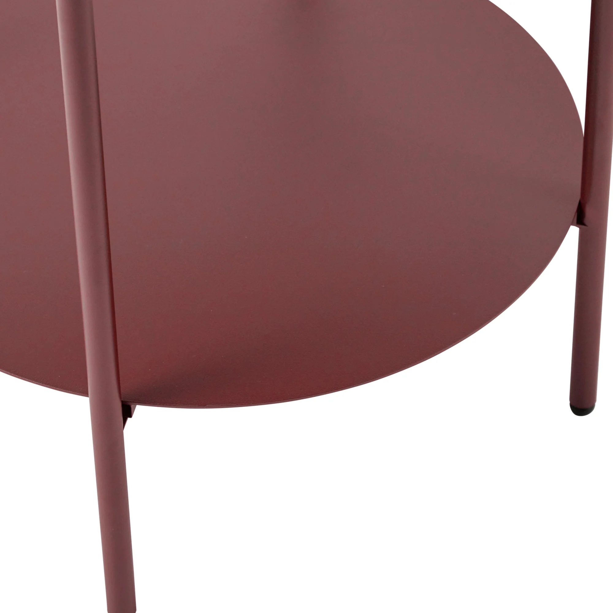 Fernando Marble and Metal Side Table Red - Image 10