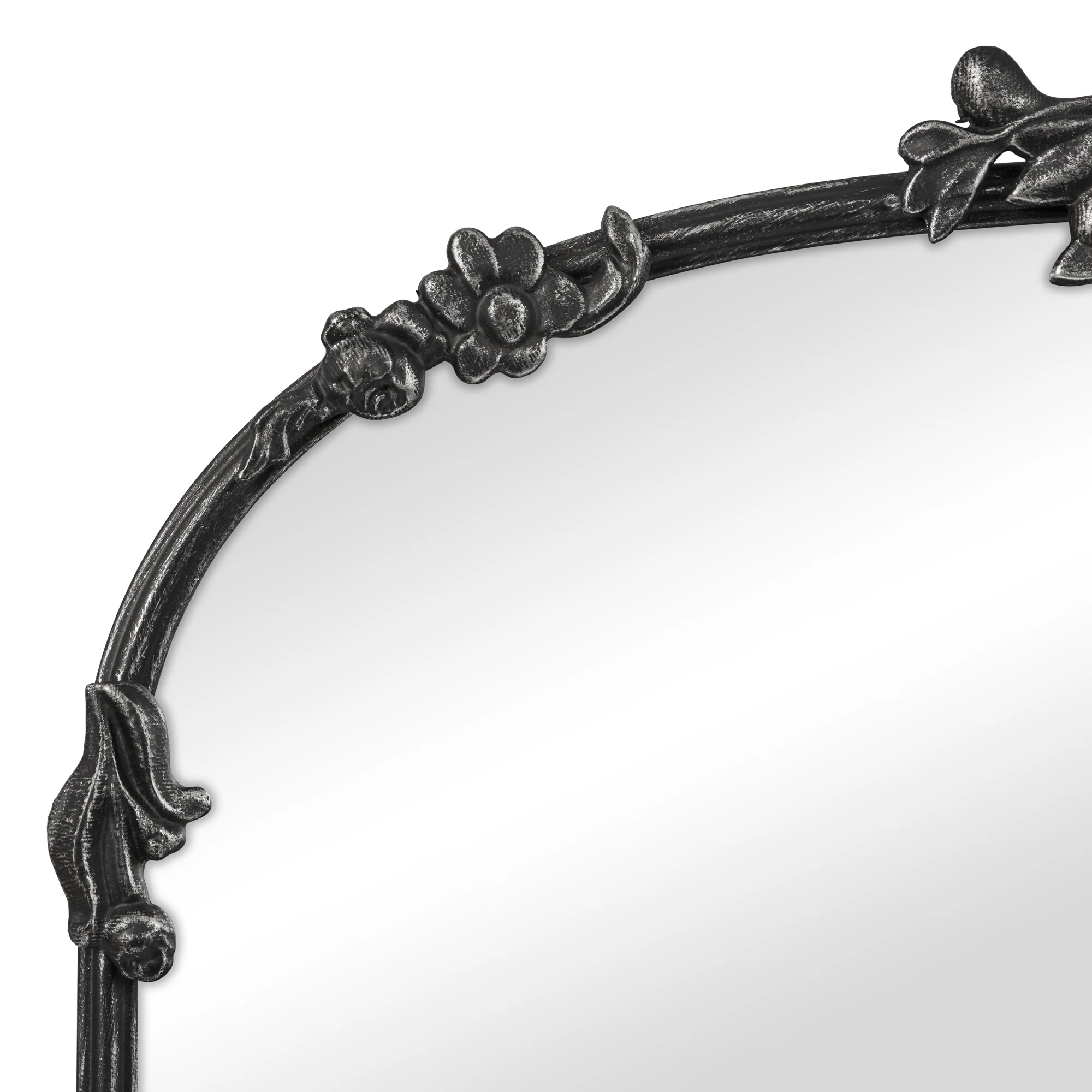 Florence 160cm Baroque Mirror Black - Image 7