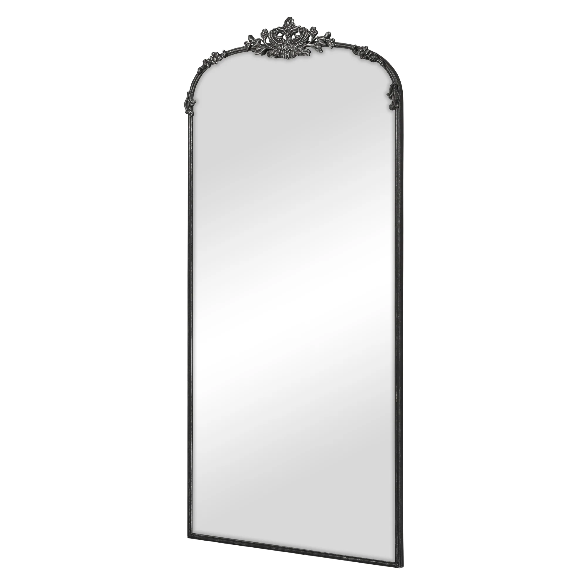 Florence 160cm Baroque Mirror Black - Image 9