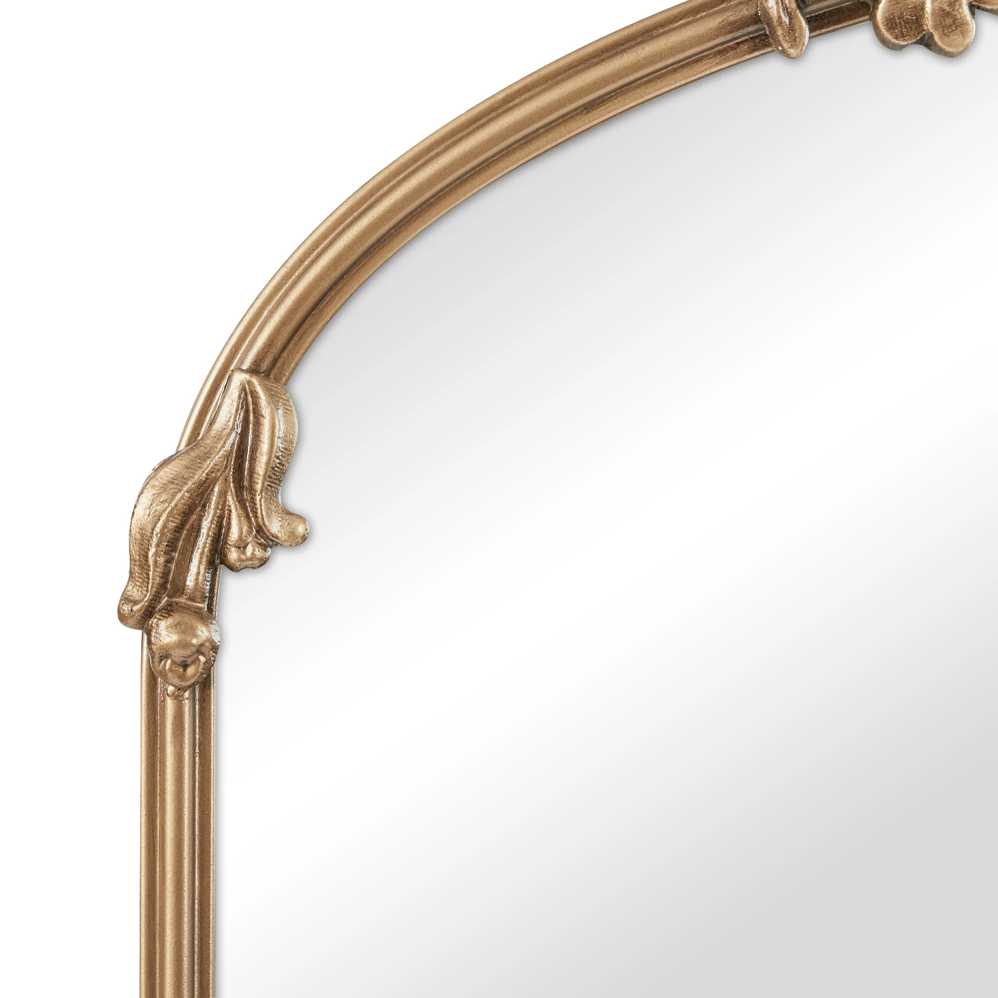 Florence 100cm Baroque Mirror Gold - Image 10