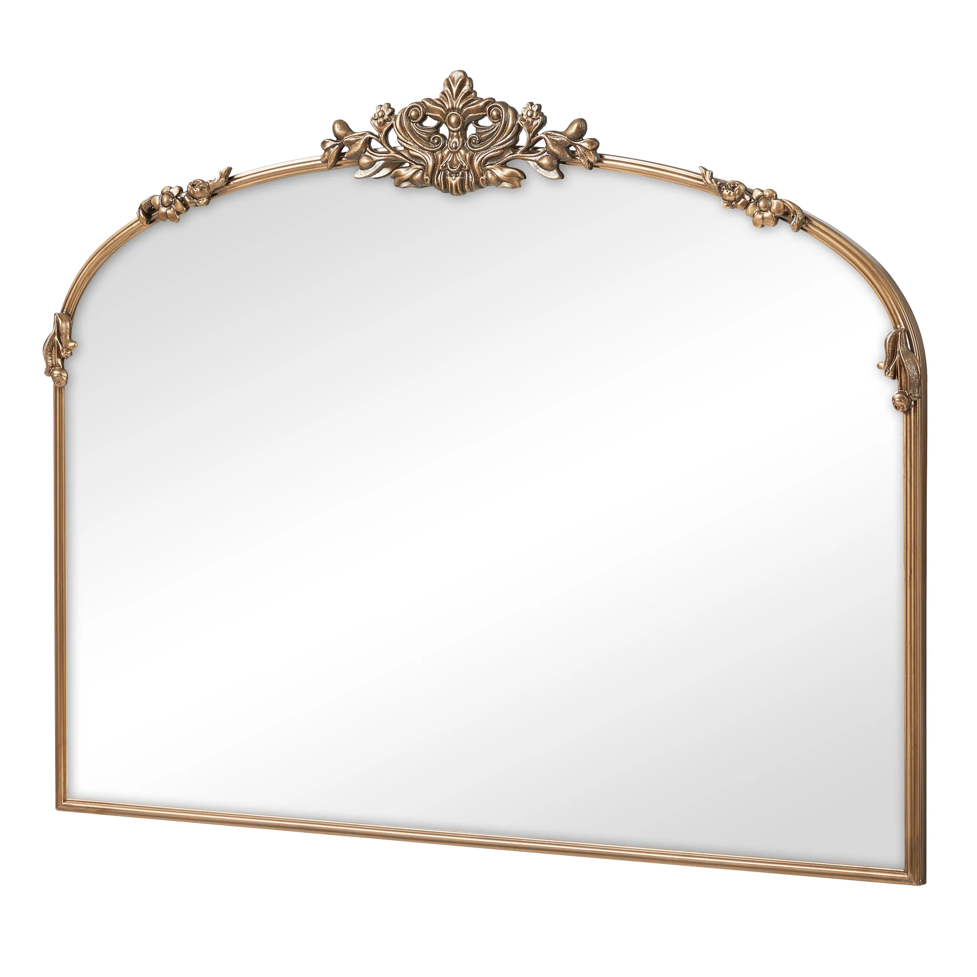 Florence 100cm Baroque Mirror Gold - Image 8