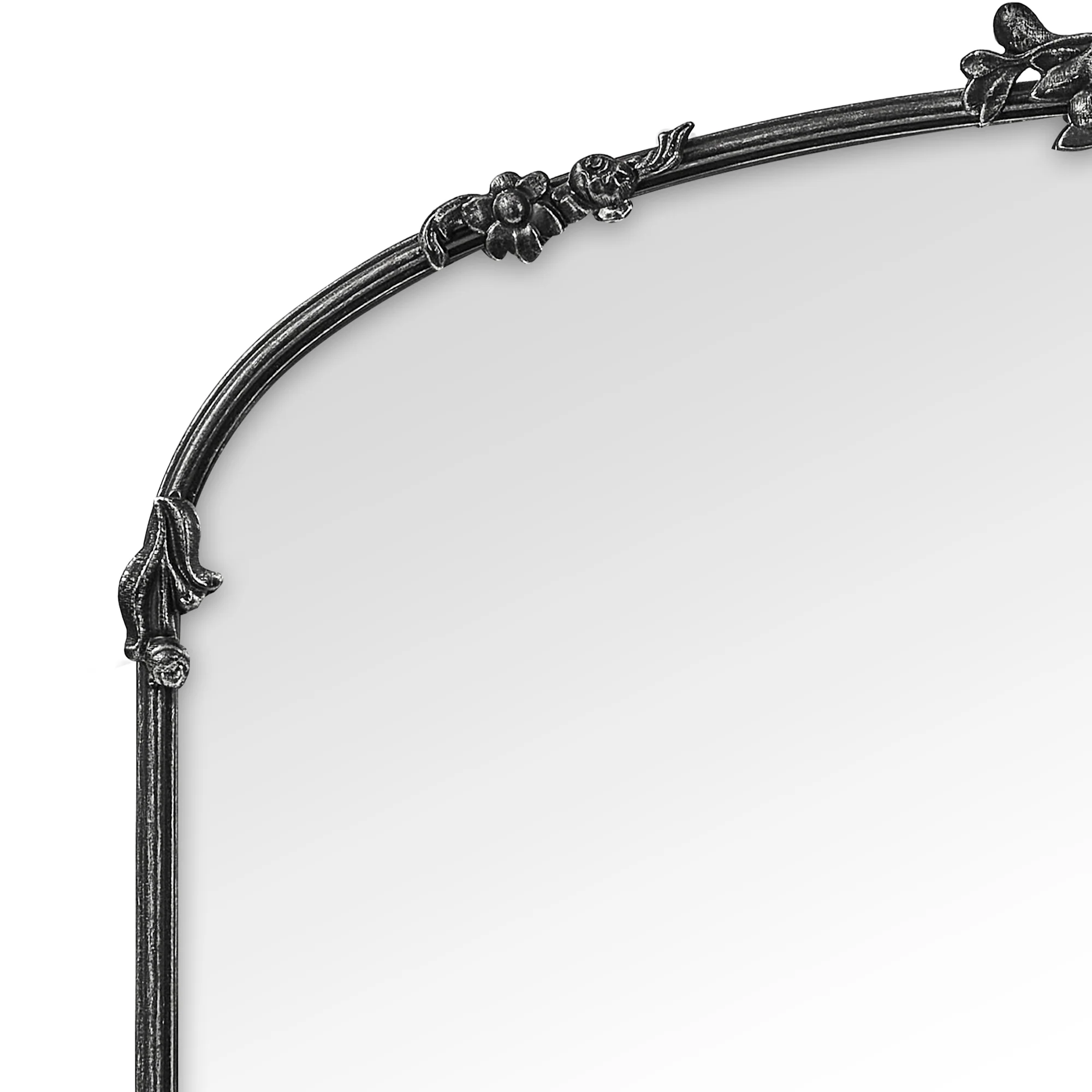 Florence XL 180cm Baroque Mirror Black - Image 10