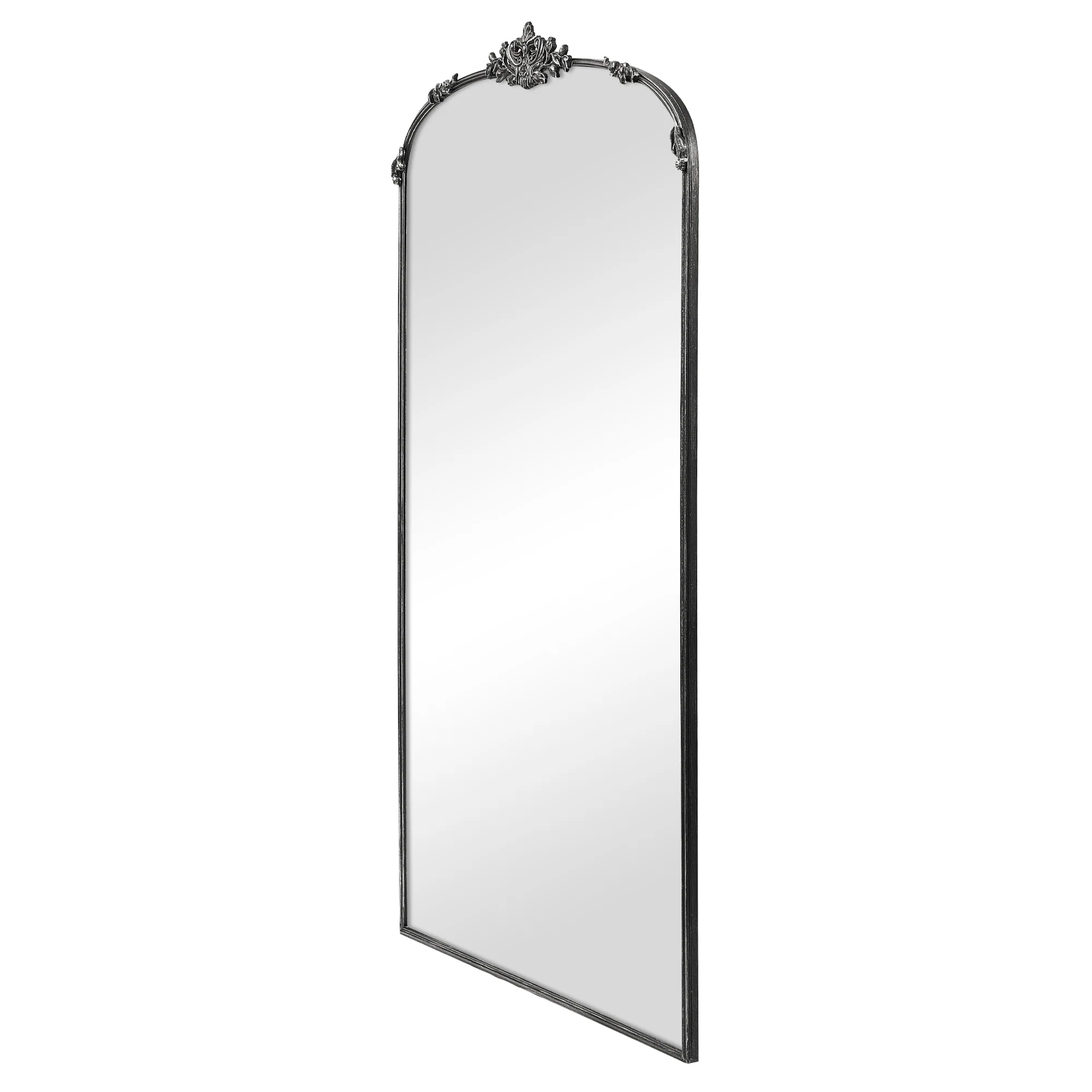 Florence XL 180cm Baroque Mirror Black - Image 9