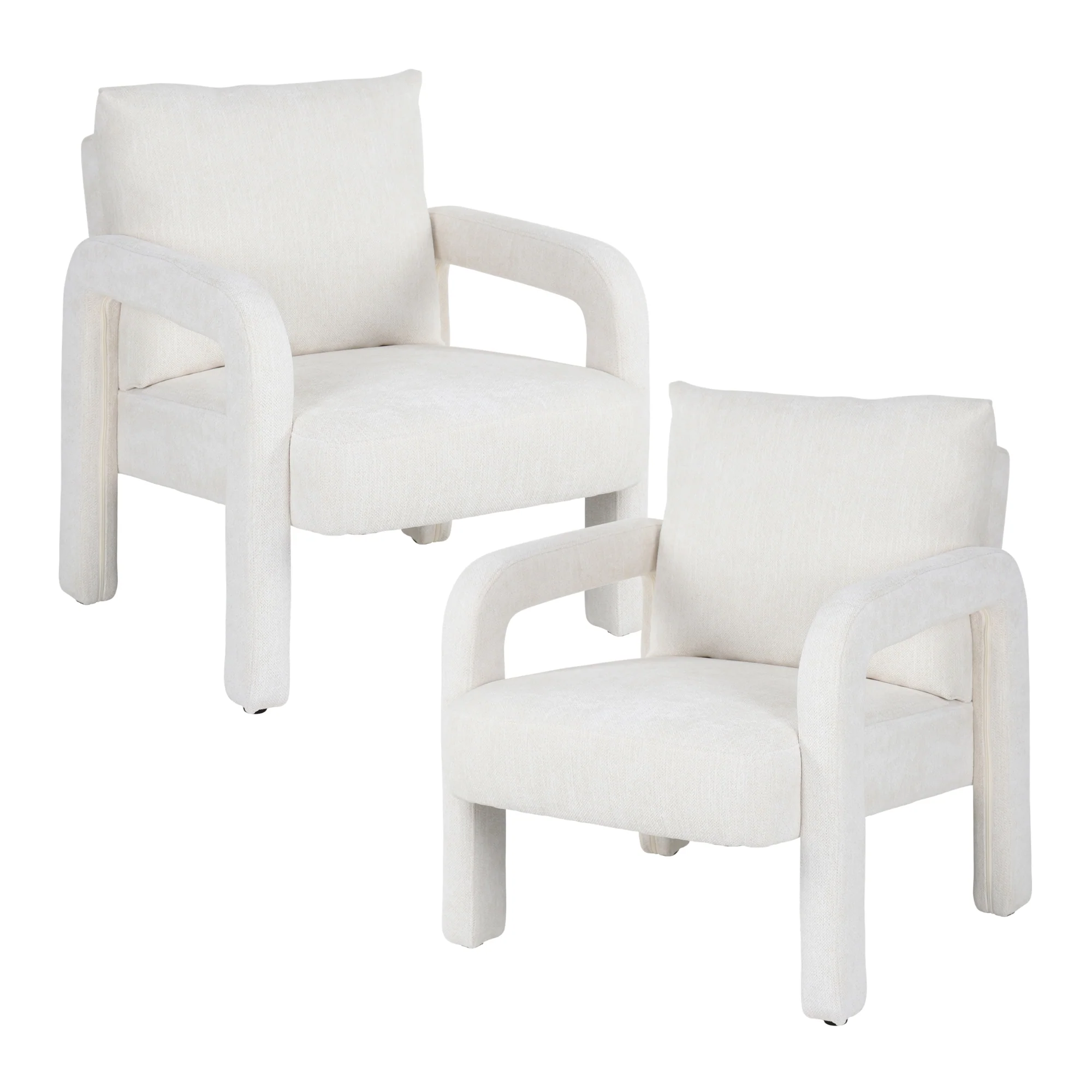 Foster Armchair Cream (Set of 2)