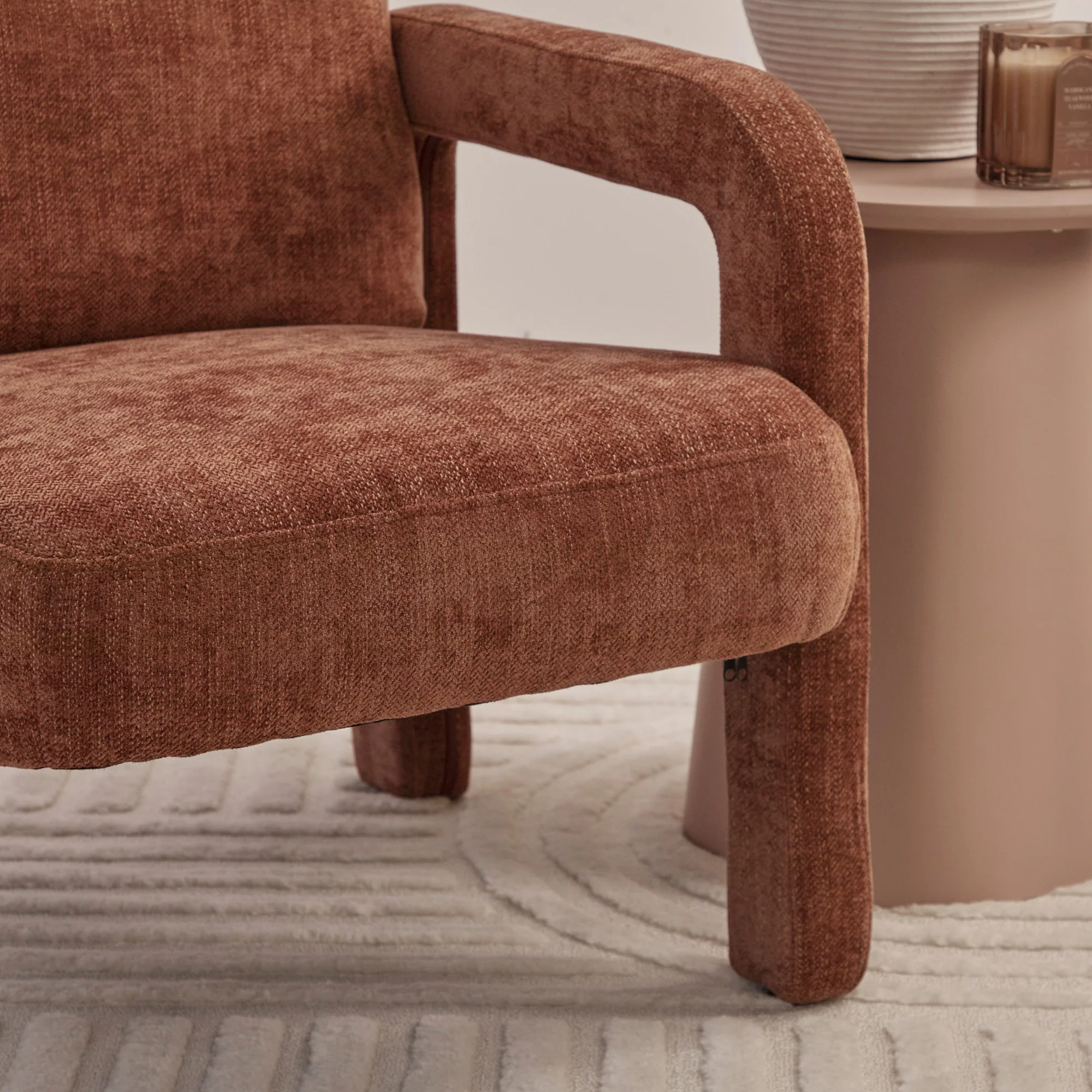 Foster Armchair Rust - Image 4