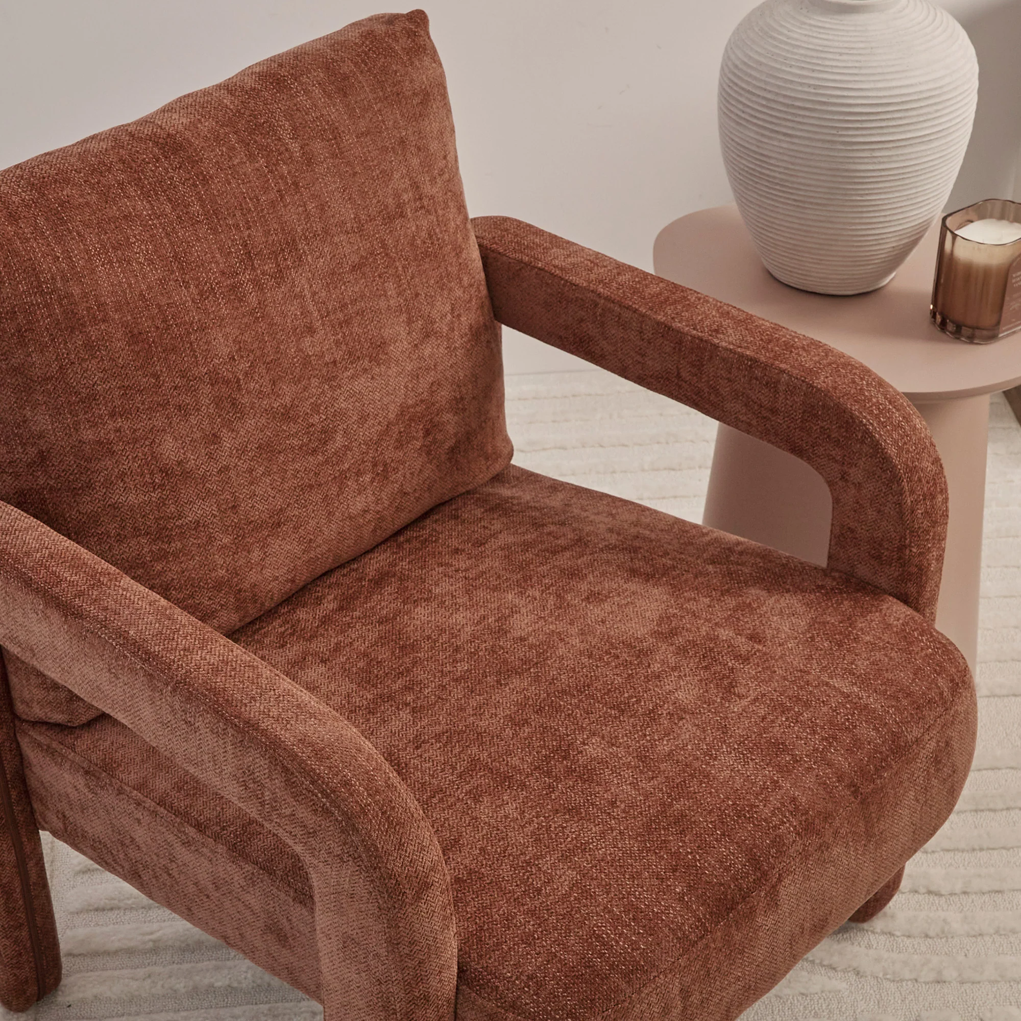Foster Armchair Rust - Image 7