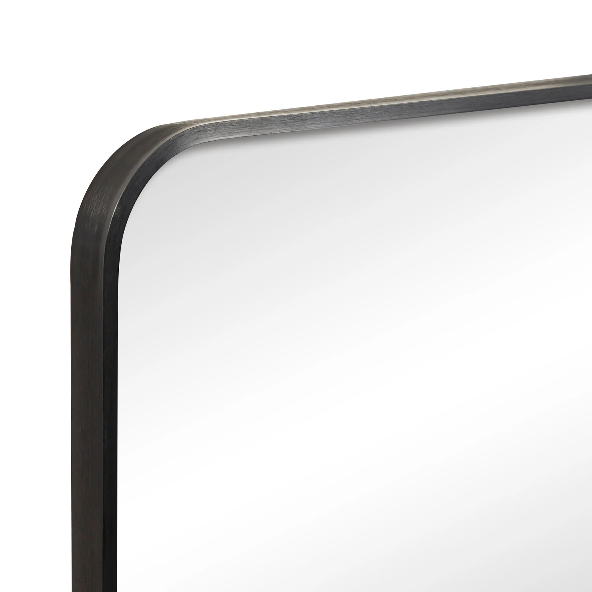 Gia 100cm Rounded Rectangle Mirror Black - Image 7
