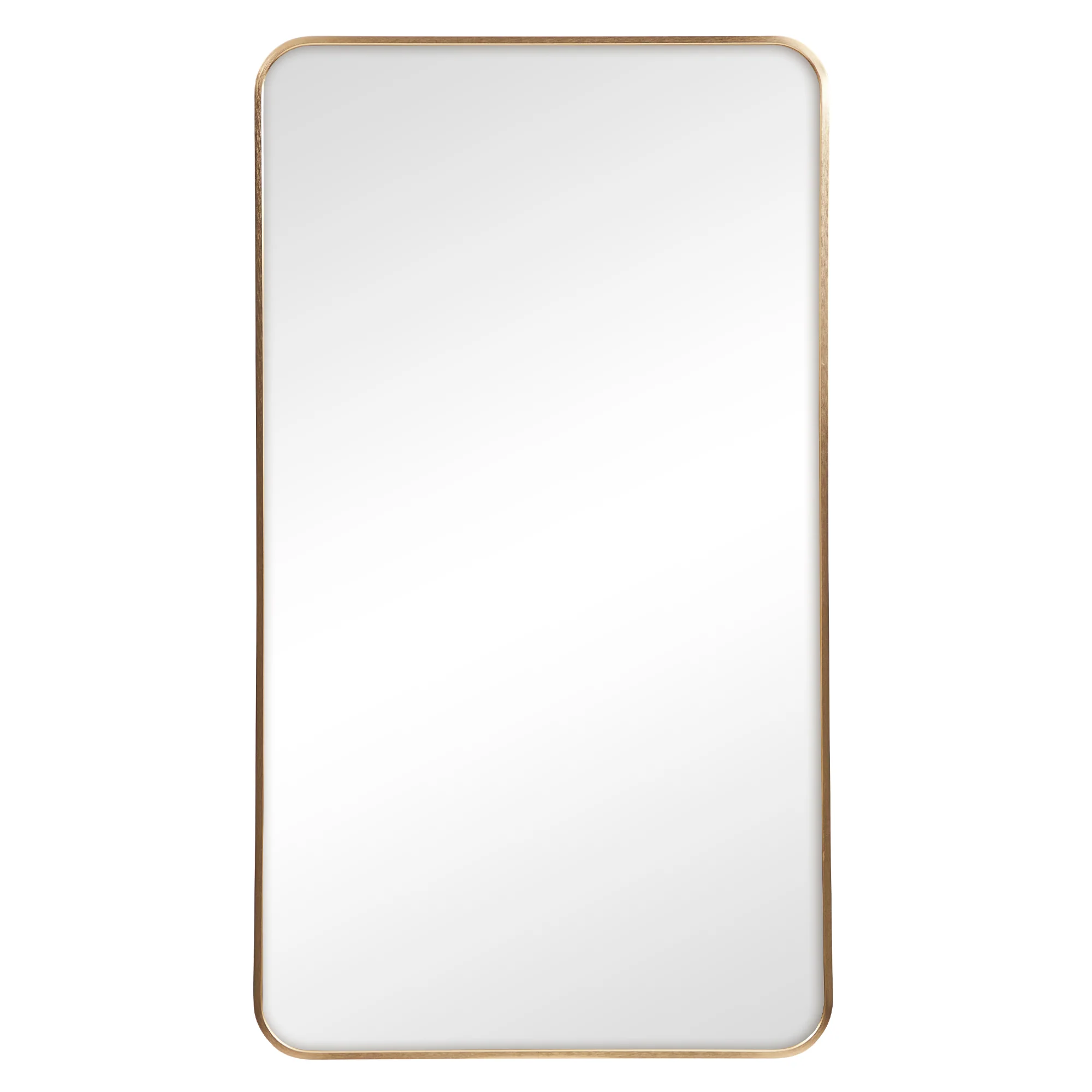 Gia 100cm Rounded Rectangle Mirror Gold - Image 2