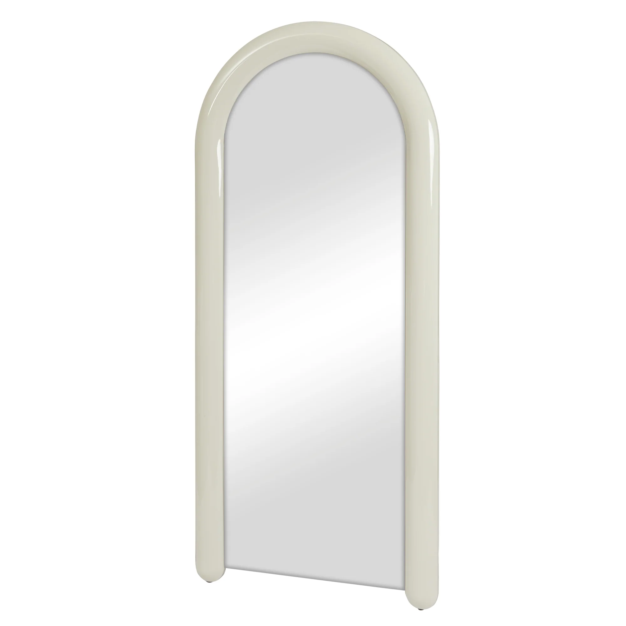 Gigi 180cm Gloss Arch Mirror Cream - Image 7