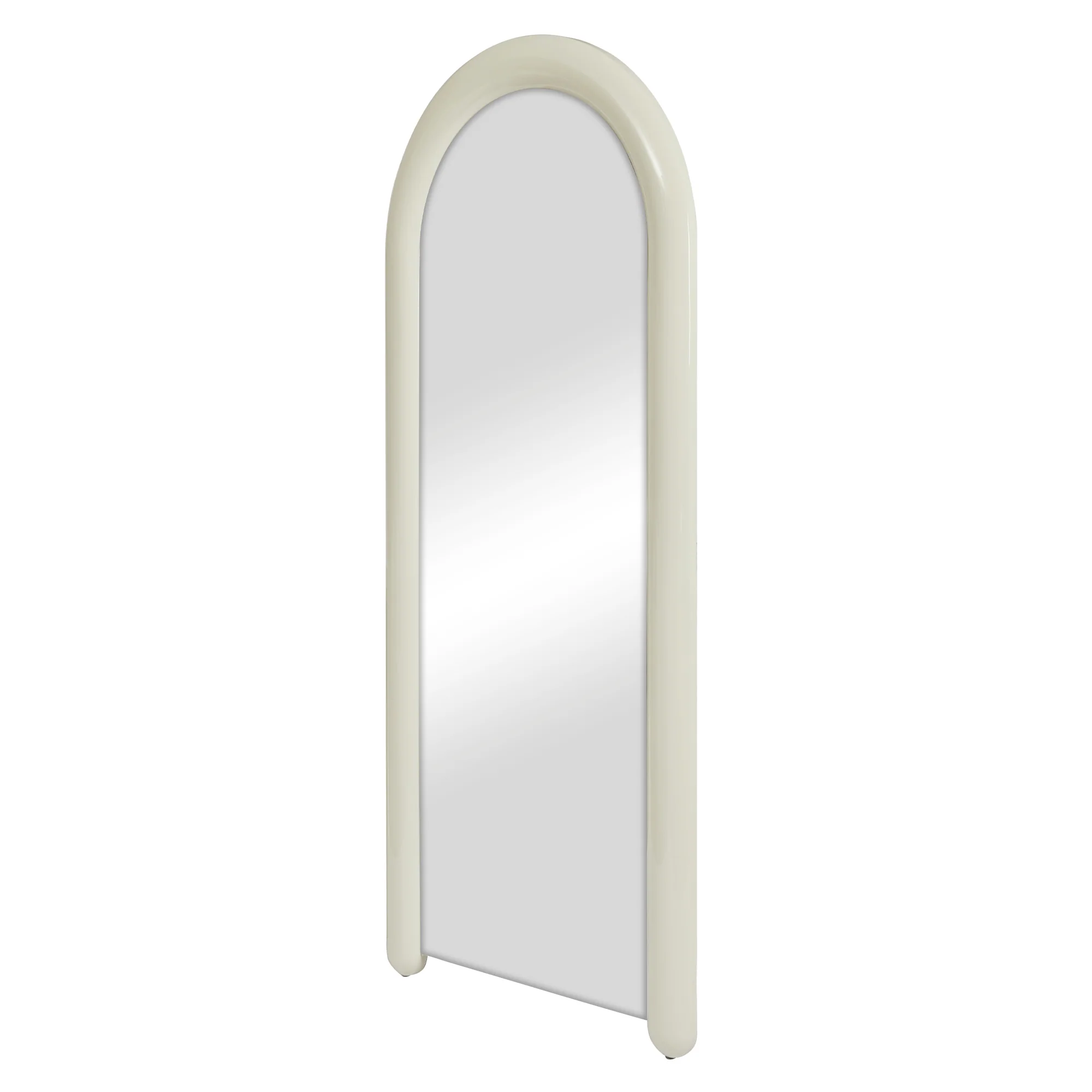 Gigi 180cm Gloss Arch Mirror Cream - Image 8