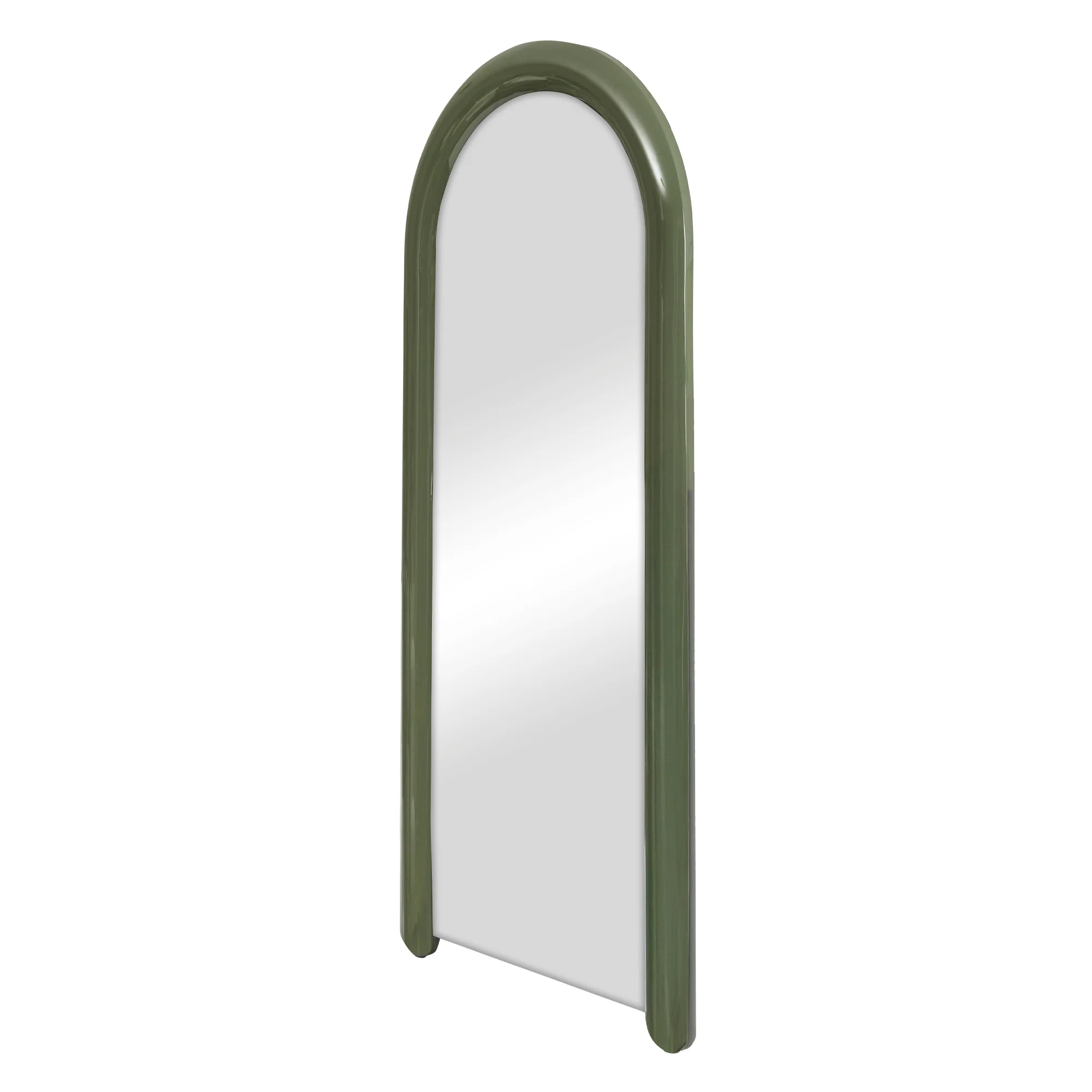 Gigi 180cm Gloss Arch Mirror Green - Image 8