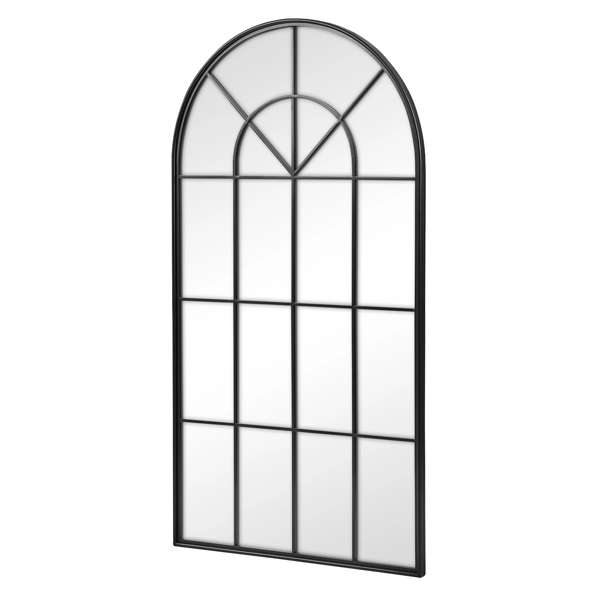 Grace 172cm Arch Iron Mirror Black - Image 6