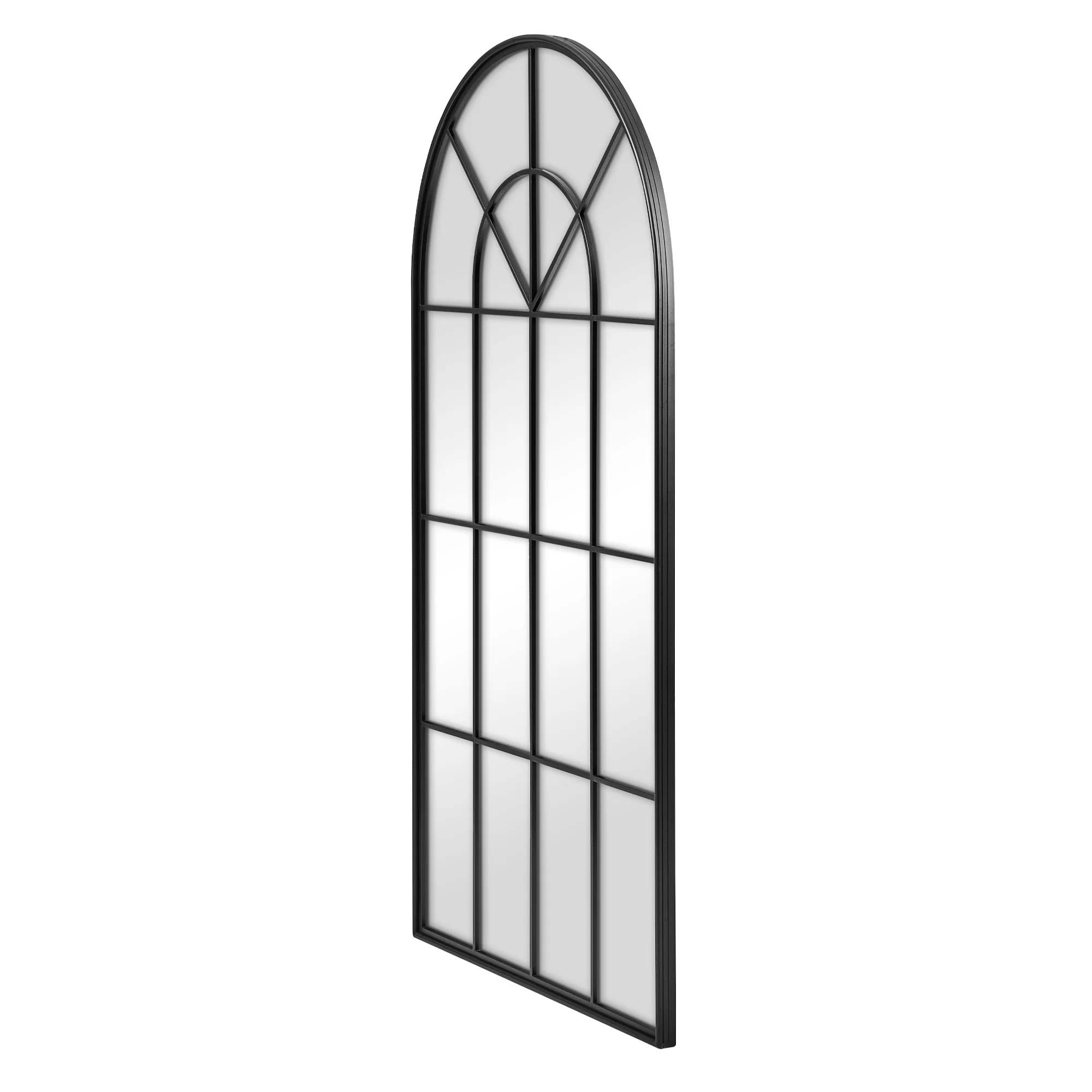 Grace 172cm Arch Iron Mirror Black - Image 7
