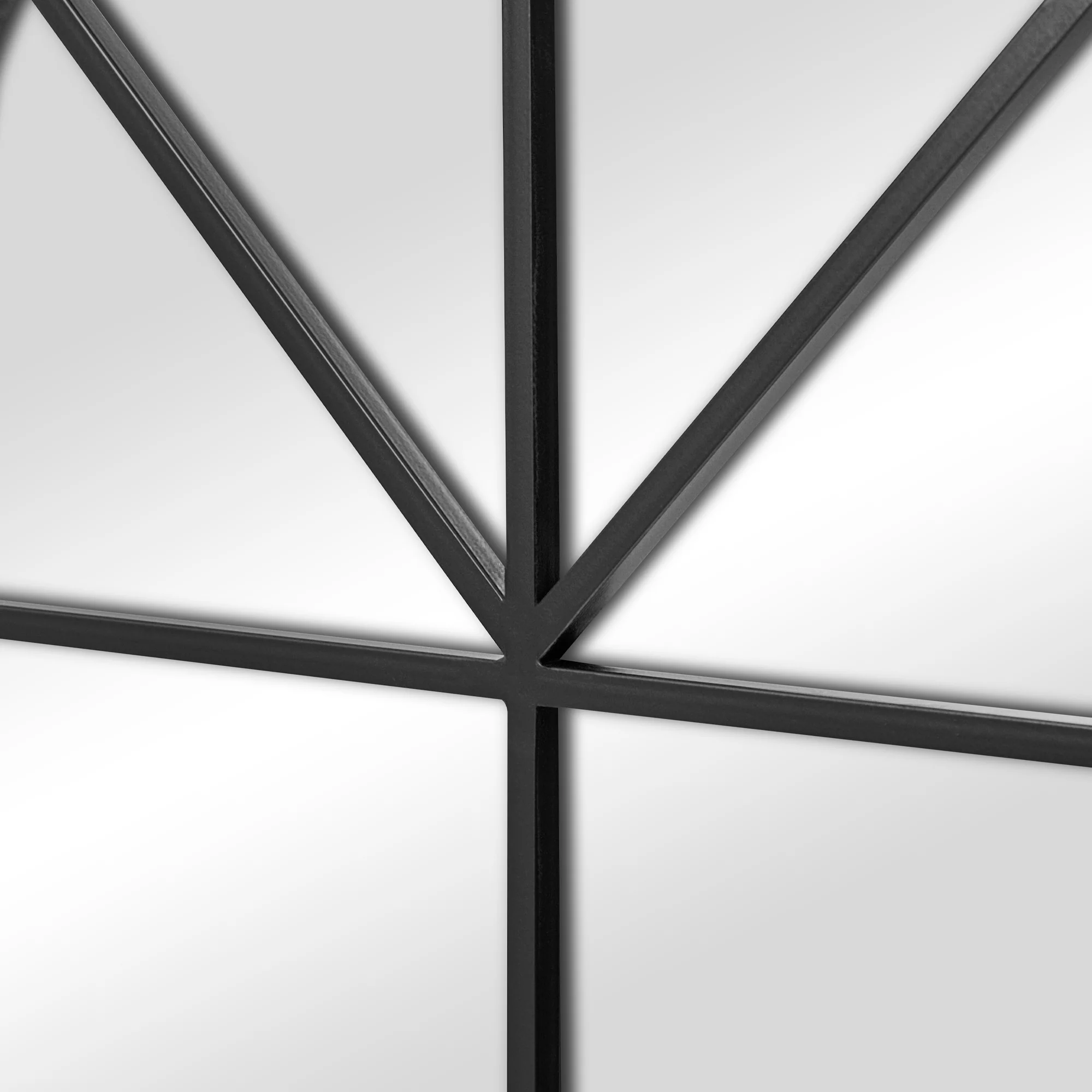 Grace 172cm Arch Iron Mirror Black - Image 9