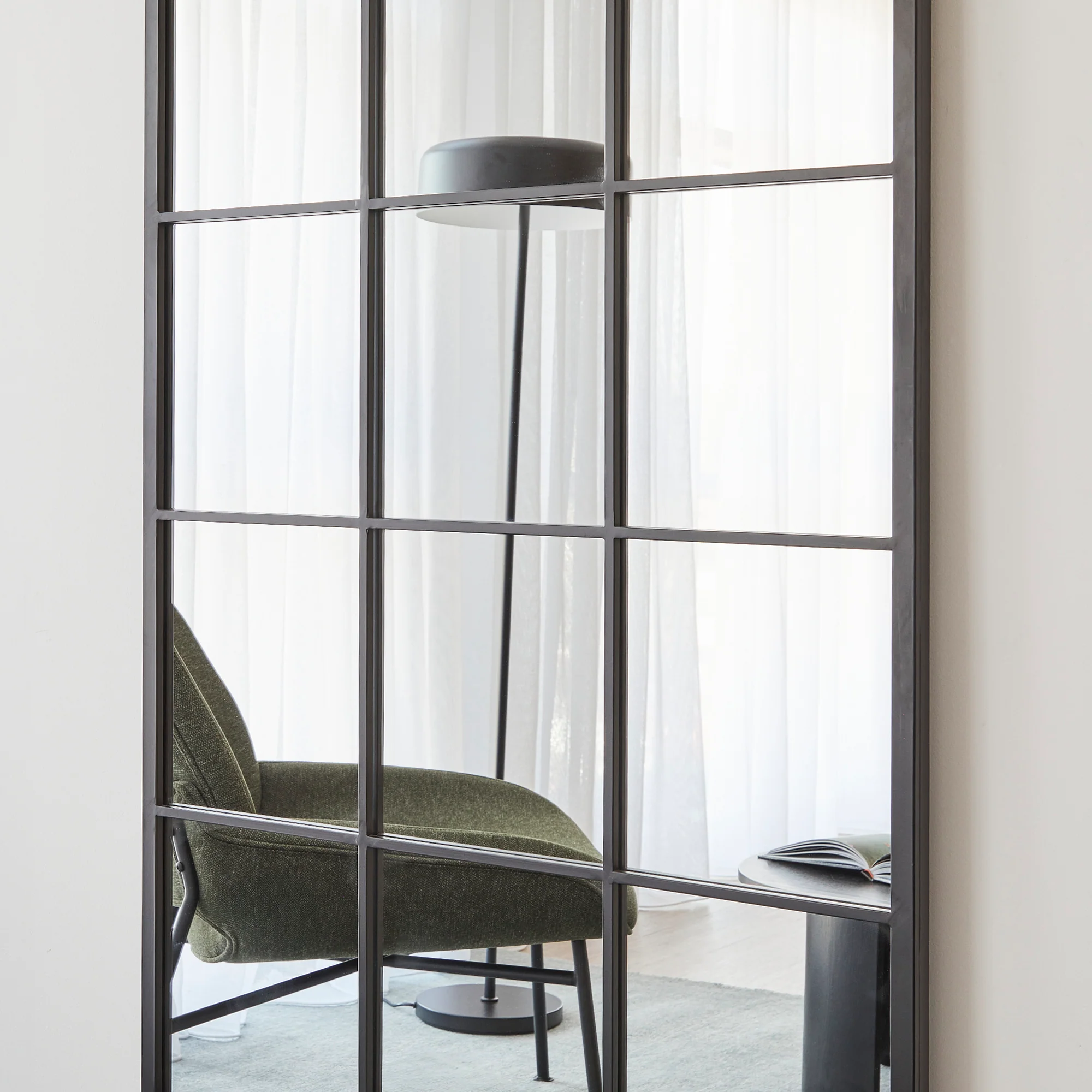 Sophia 180cm Arch Mirror Black - Image 8
