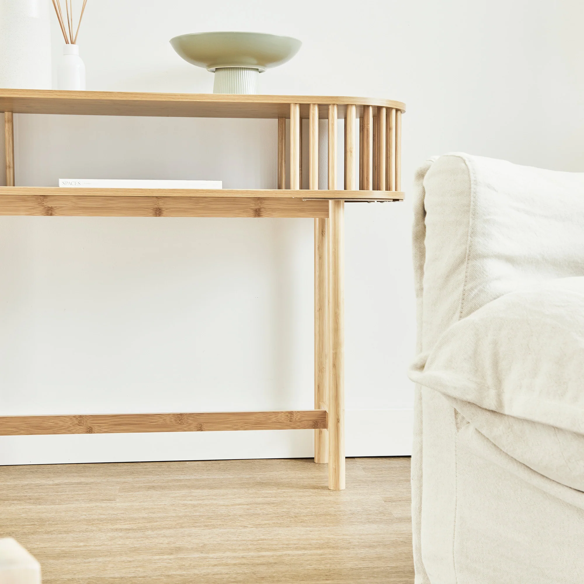 Halo Console Table Natural (110cm) - Image 7