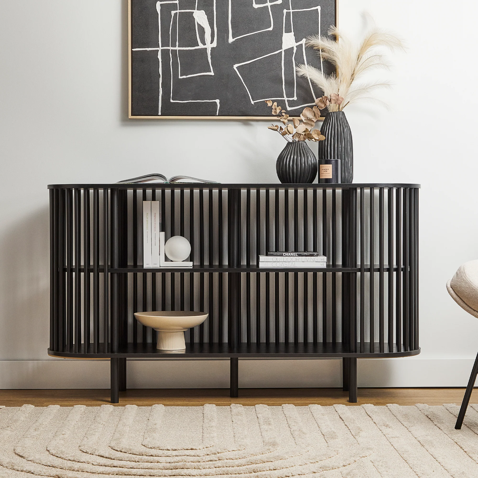 Halo Sideboard Black (140cm) - Image 4