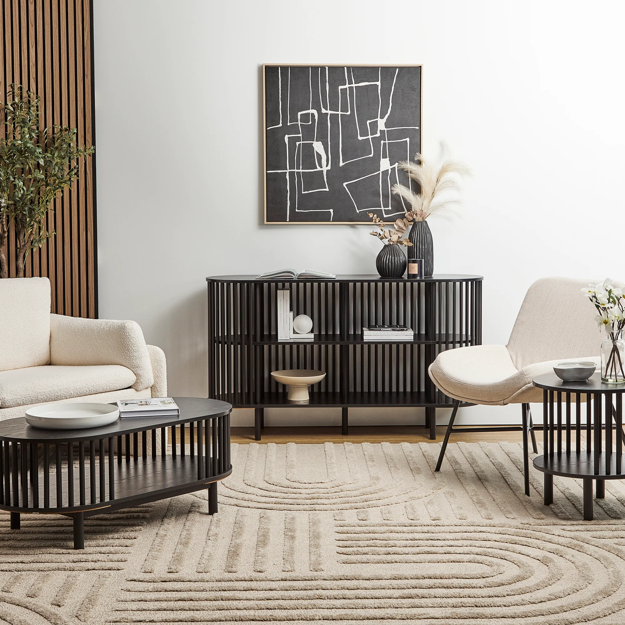 Halo Sideboard Black (140cm) - Image 8
