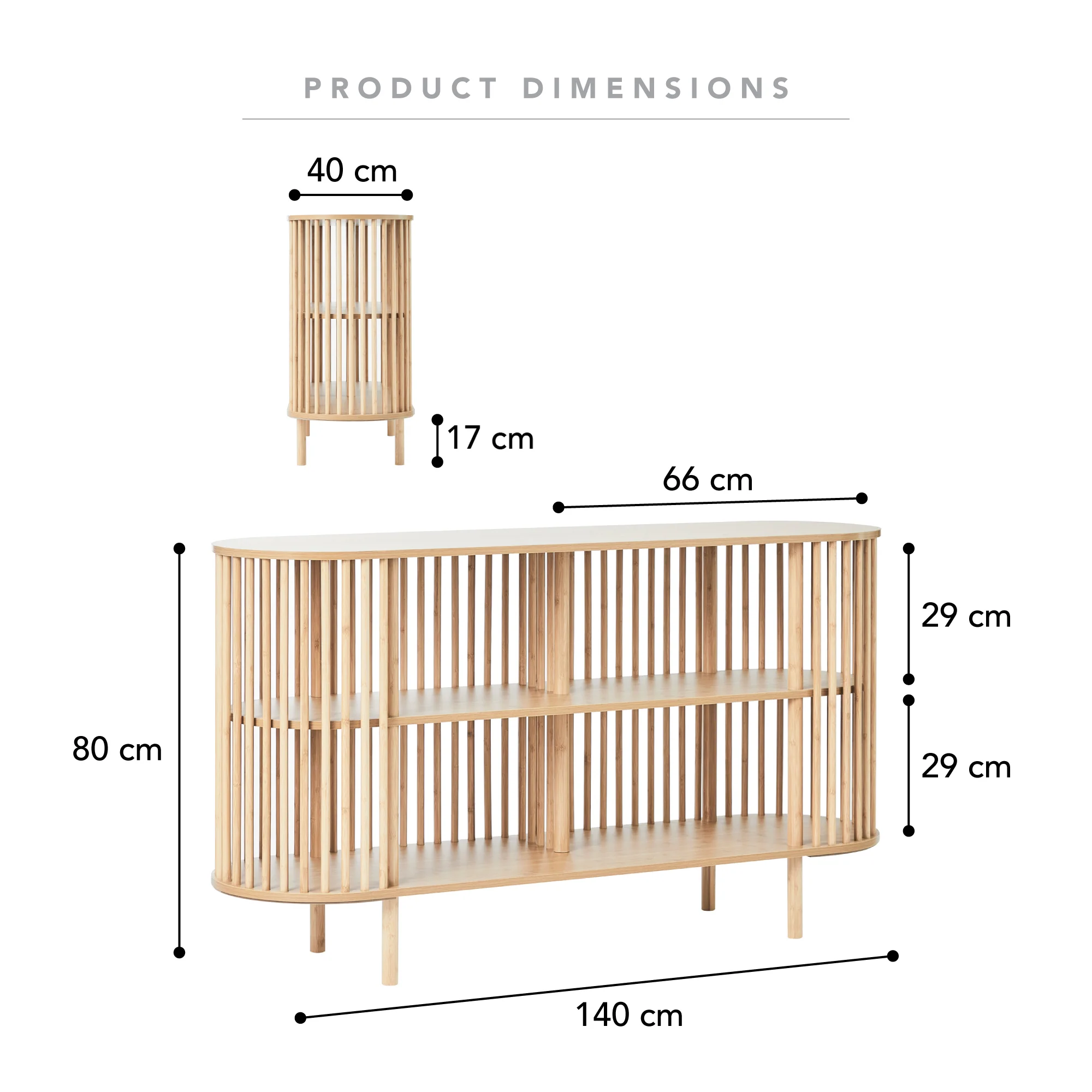 Halo Sideboard Natural (140cm) - Image 3