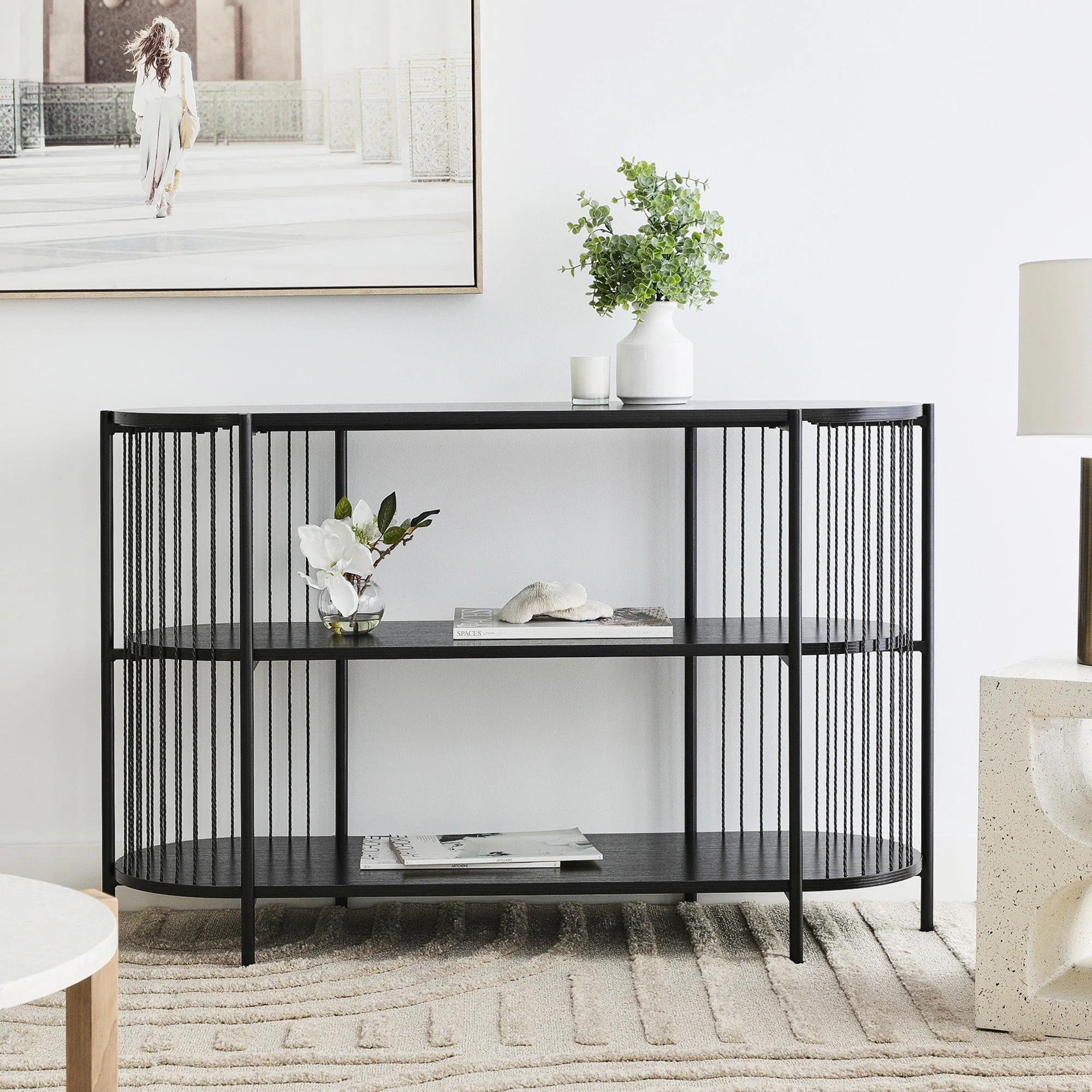 Harbour Sideboard Black (124cm) - Image 5