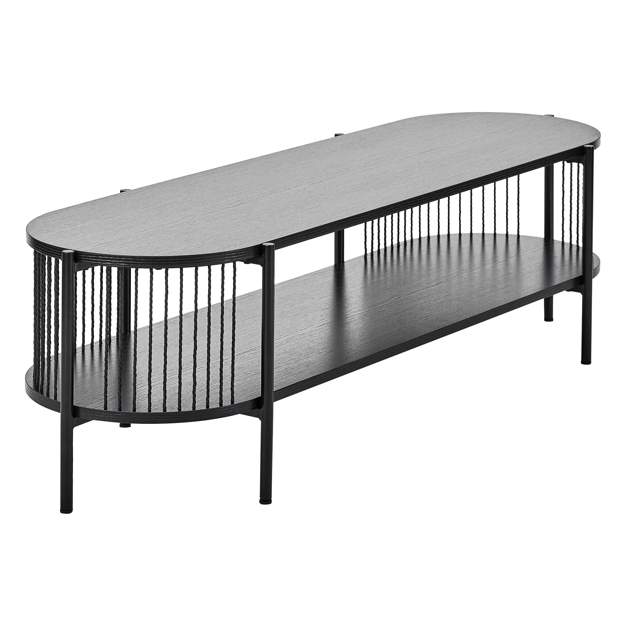 Harbour Entertainment Unit Black (144cm) - Image 10