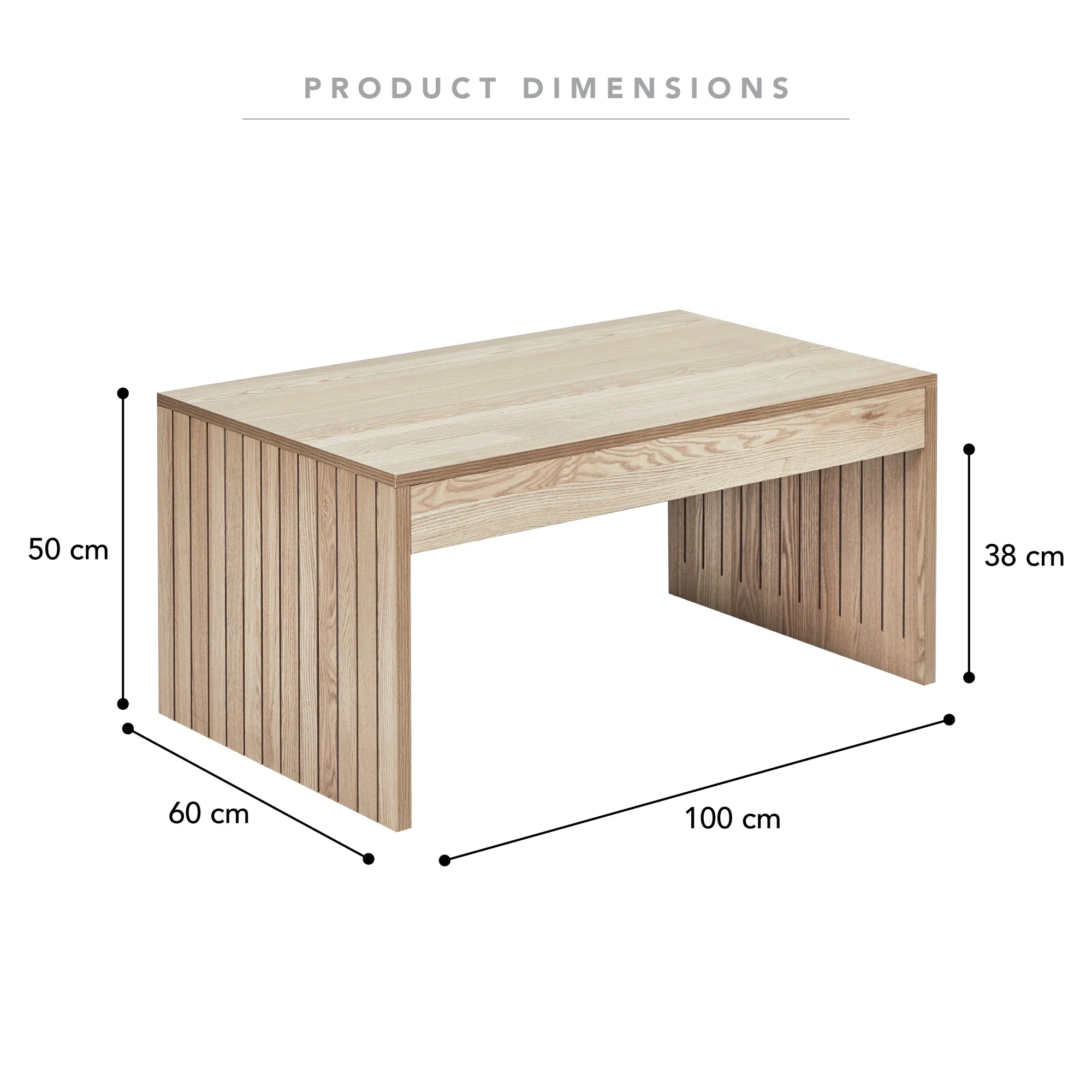 Harper Coffee Table Natural - Image 3
