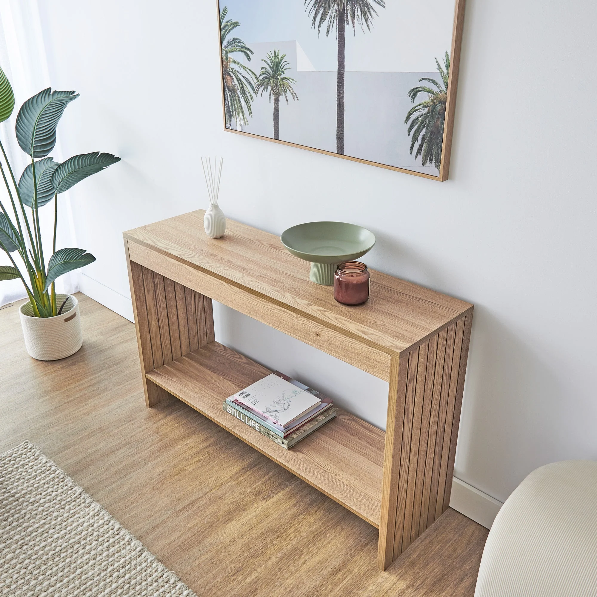 Harper Console Table Natural (120cm) - Image 8