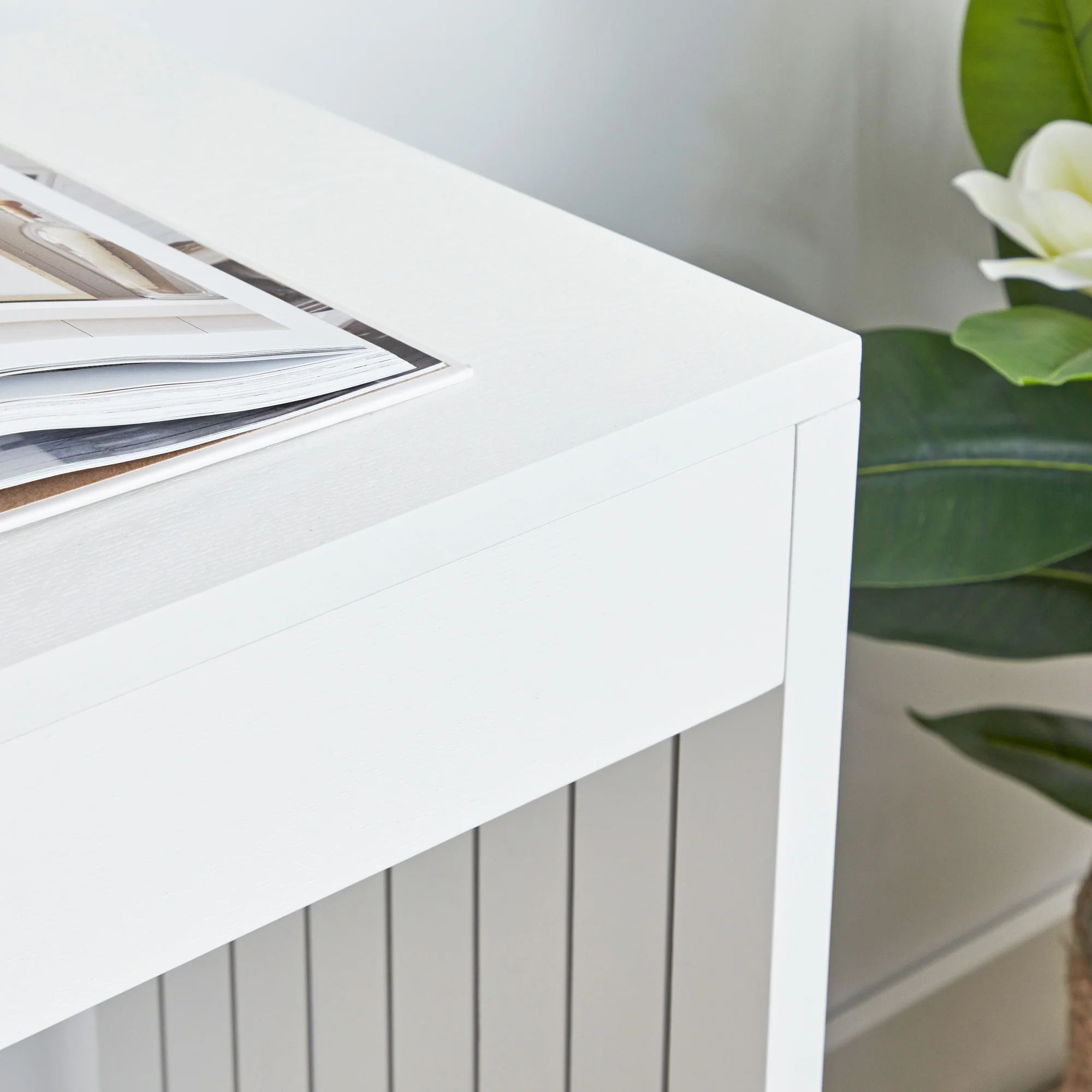 Harper Console Table White (120cm) - Image 5