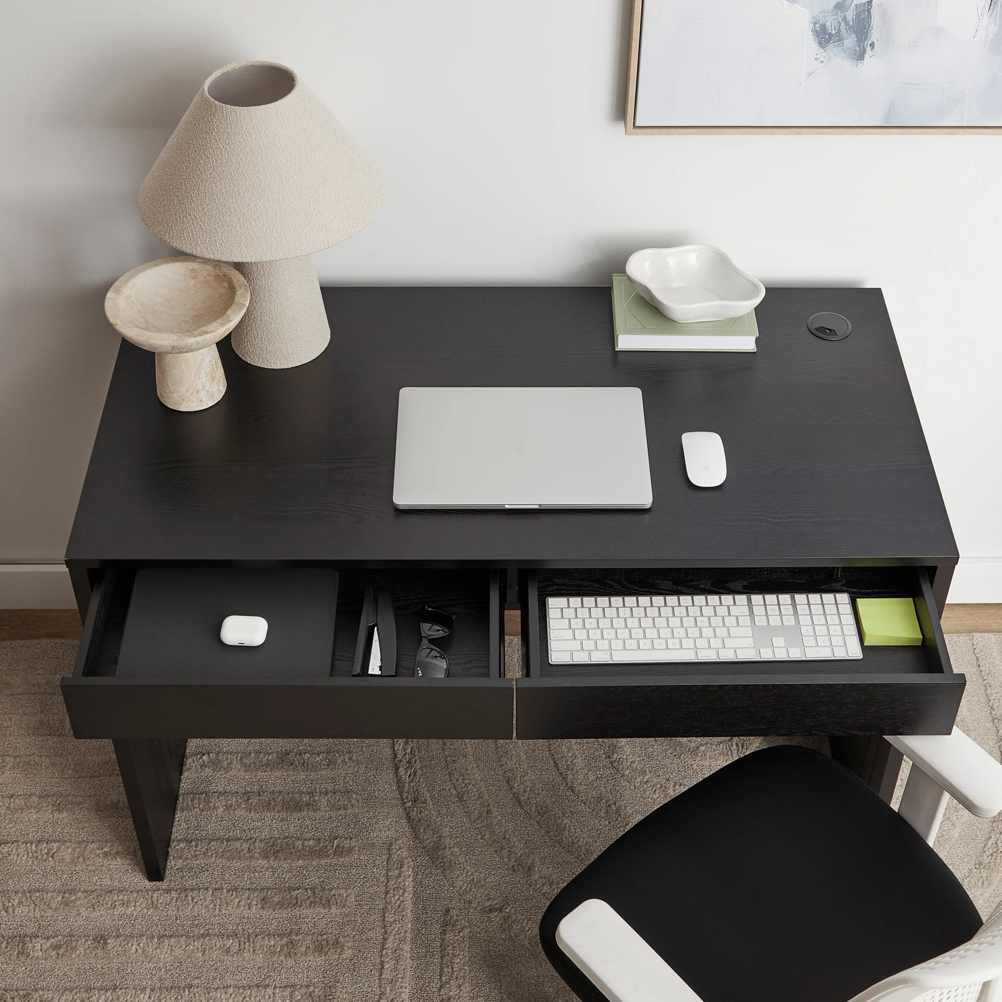 Harper 120cm Desk Black - Image 9