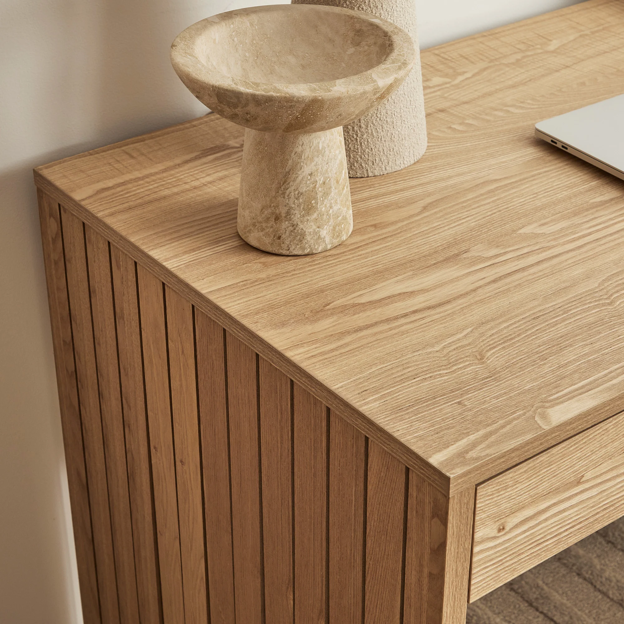 Harper 120cm Desk Oak - Image 4