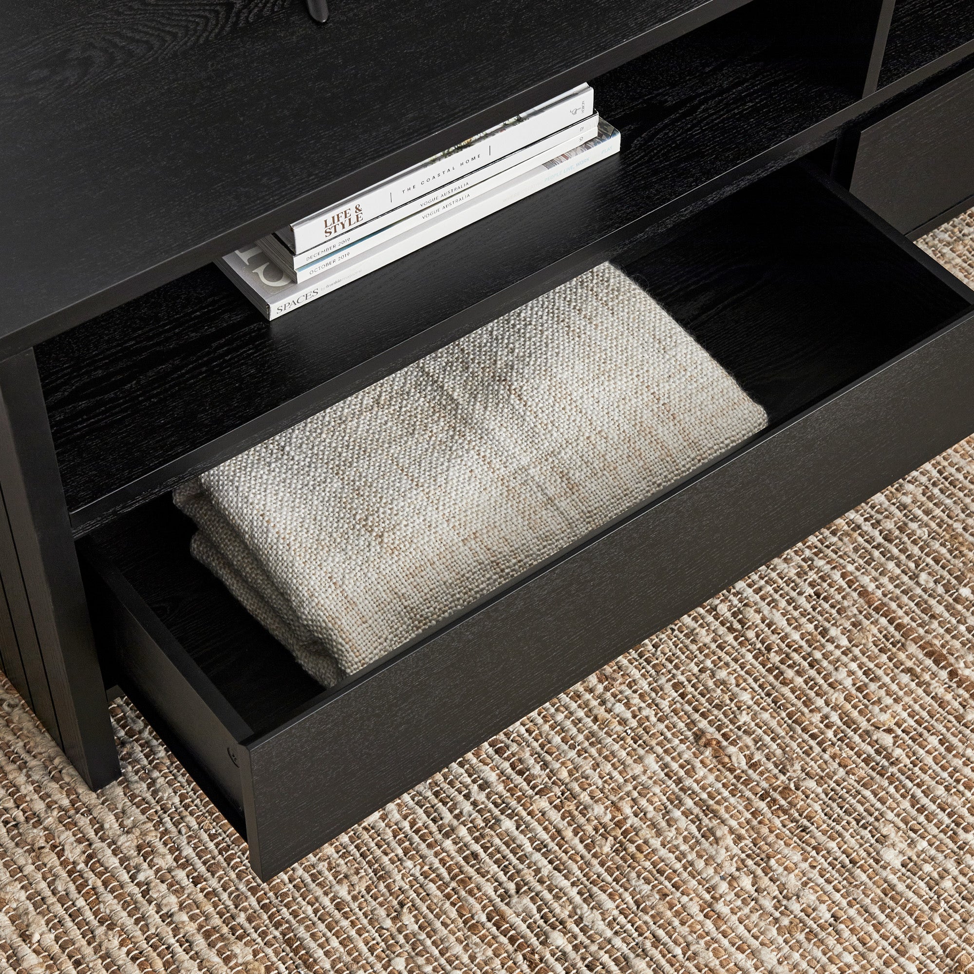 Harper Entertainment Unit Black (150cm) - Image 5
