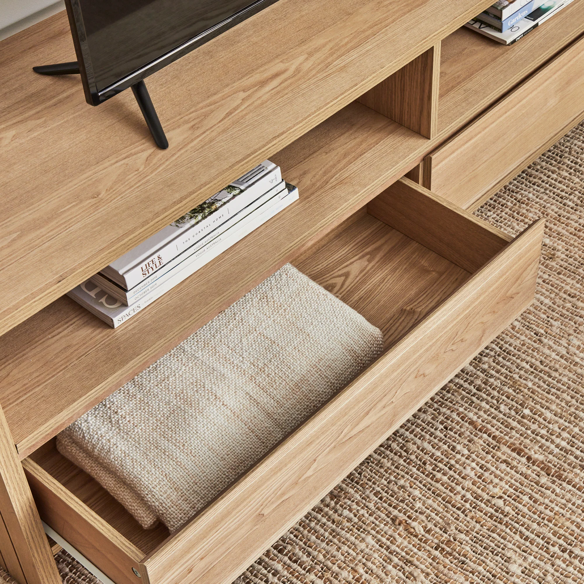 Harper Entertainment Unit Natural (150cm) - Image 5