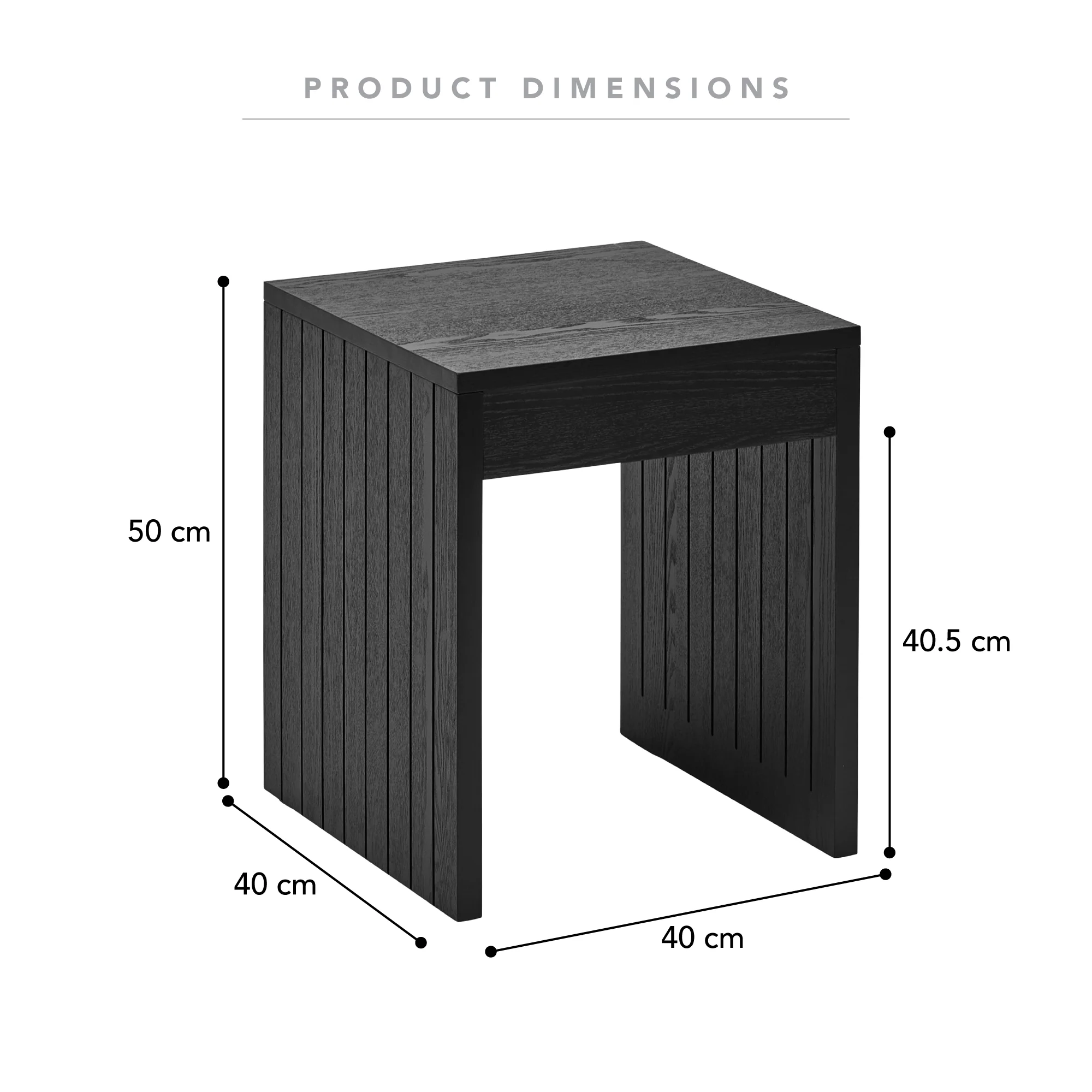 Harper Side Table Black - Image 3