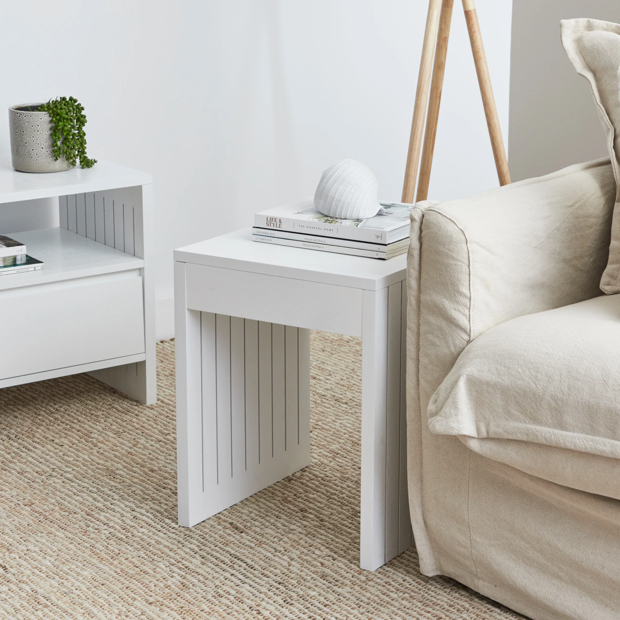 Harper Side Table White - Image 4