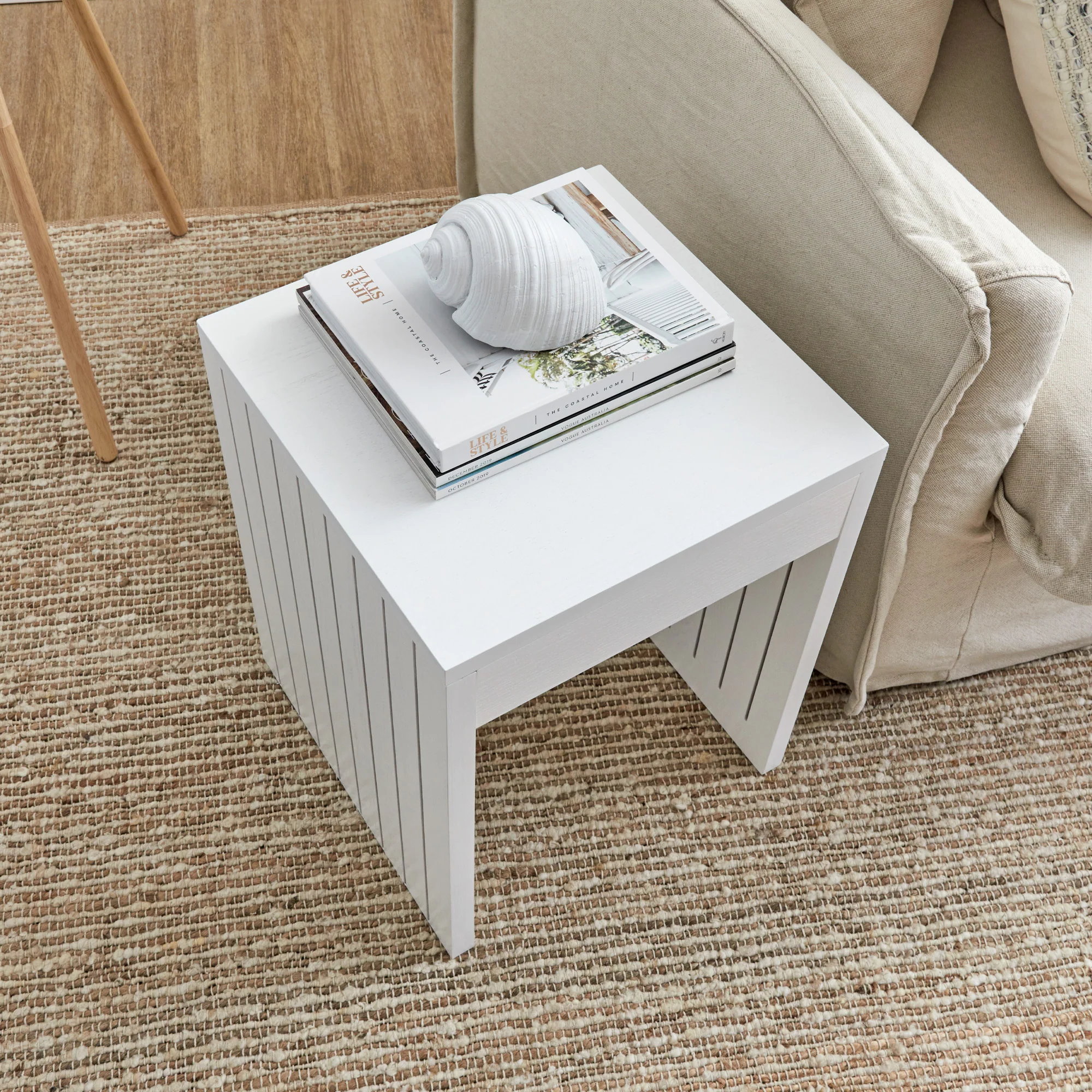 Harper Side Table White - Image 6