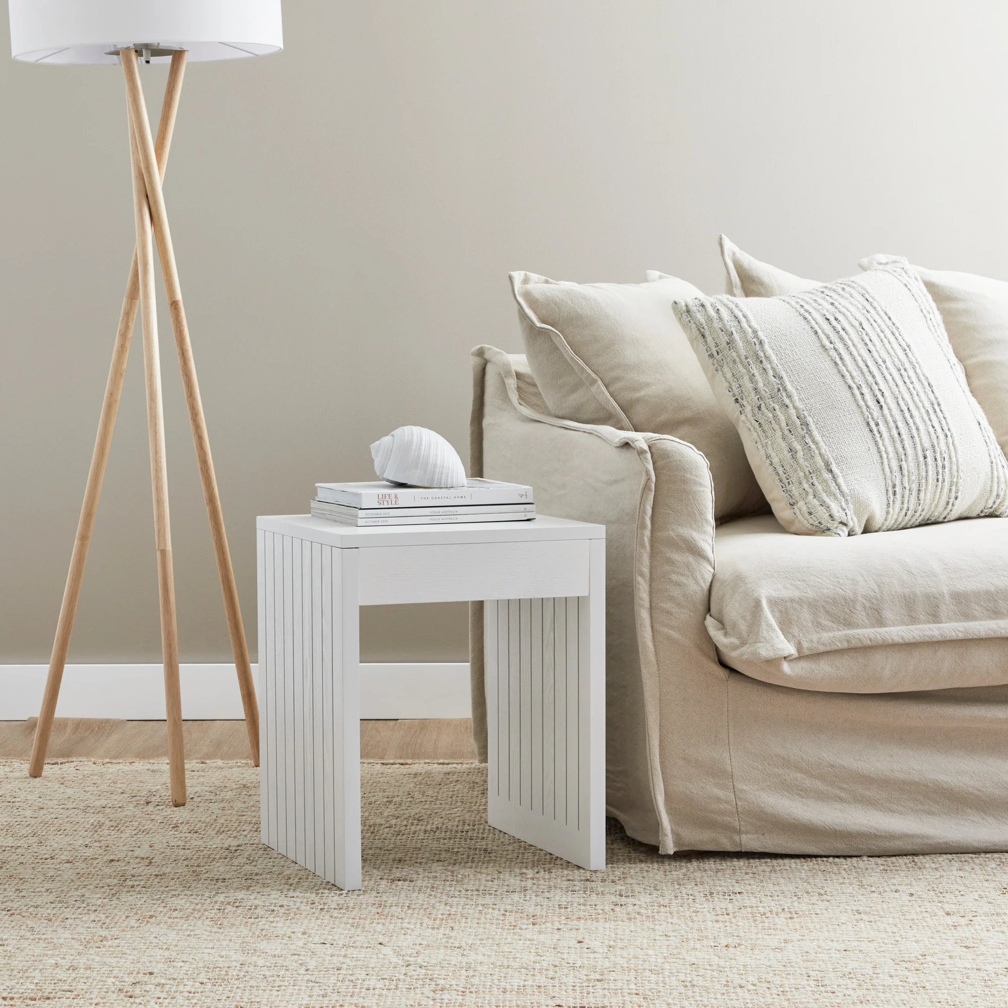 Harper Side Table White - Image 7