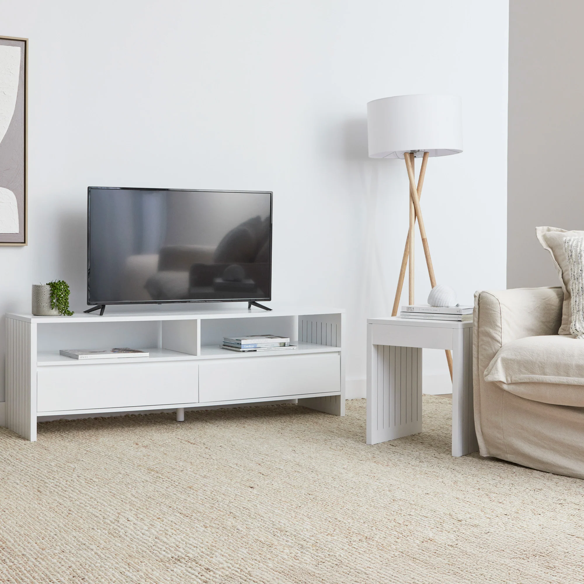 Harper Side Table White - Image 8