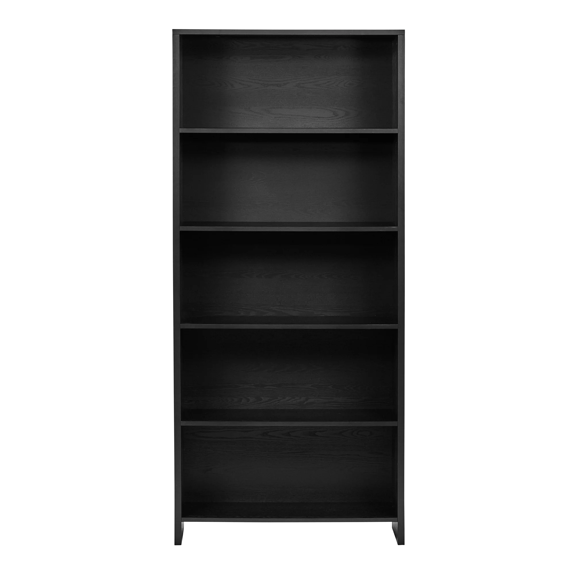 Harper 5 Tier Bookshelf Black - Image 10