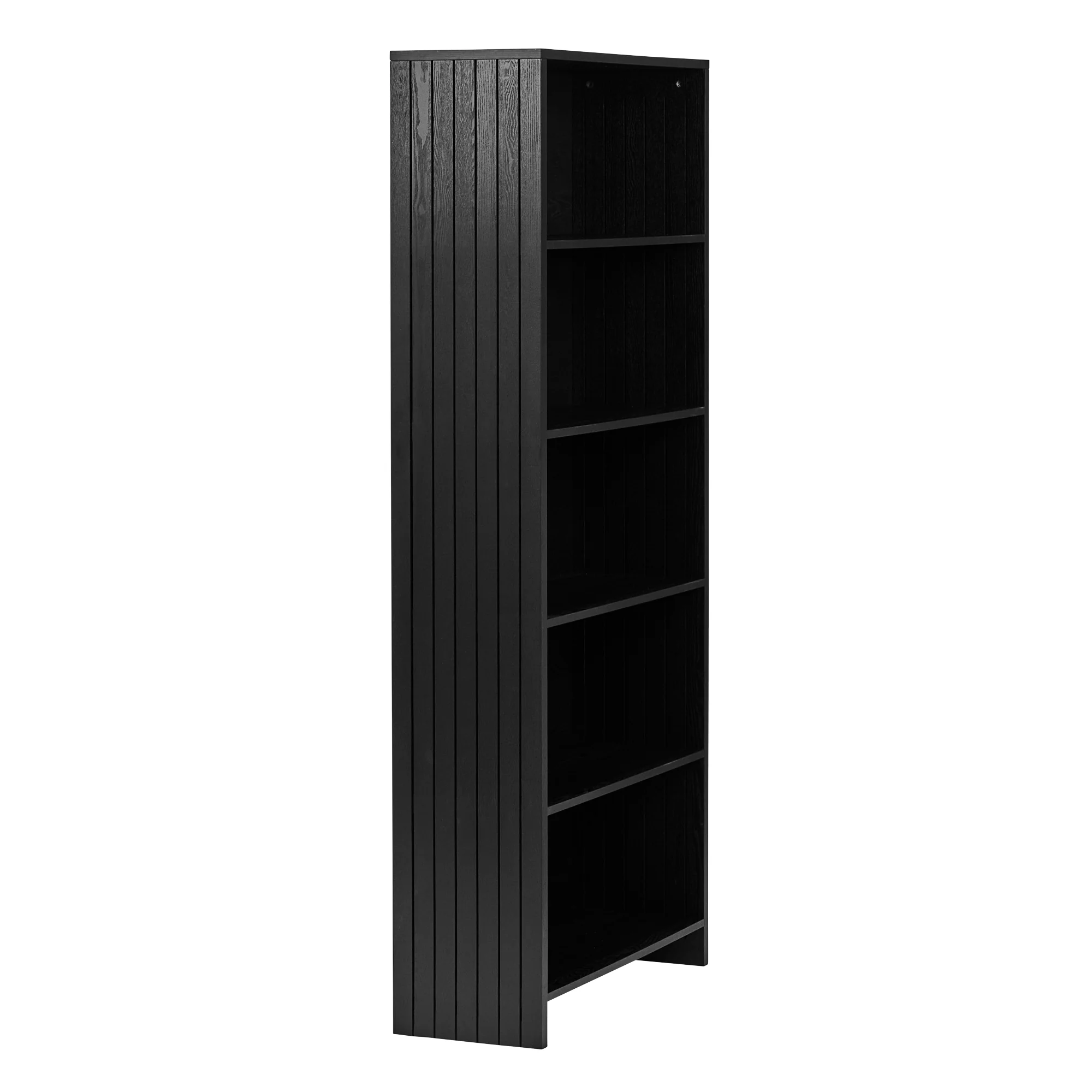 Harper 5 Tier Bookshelf Black - Image 11