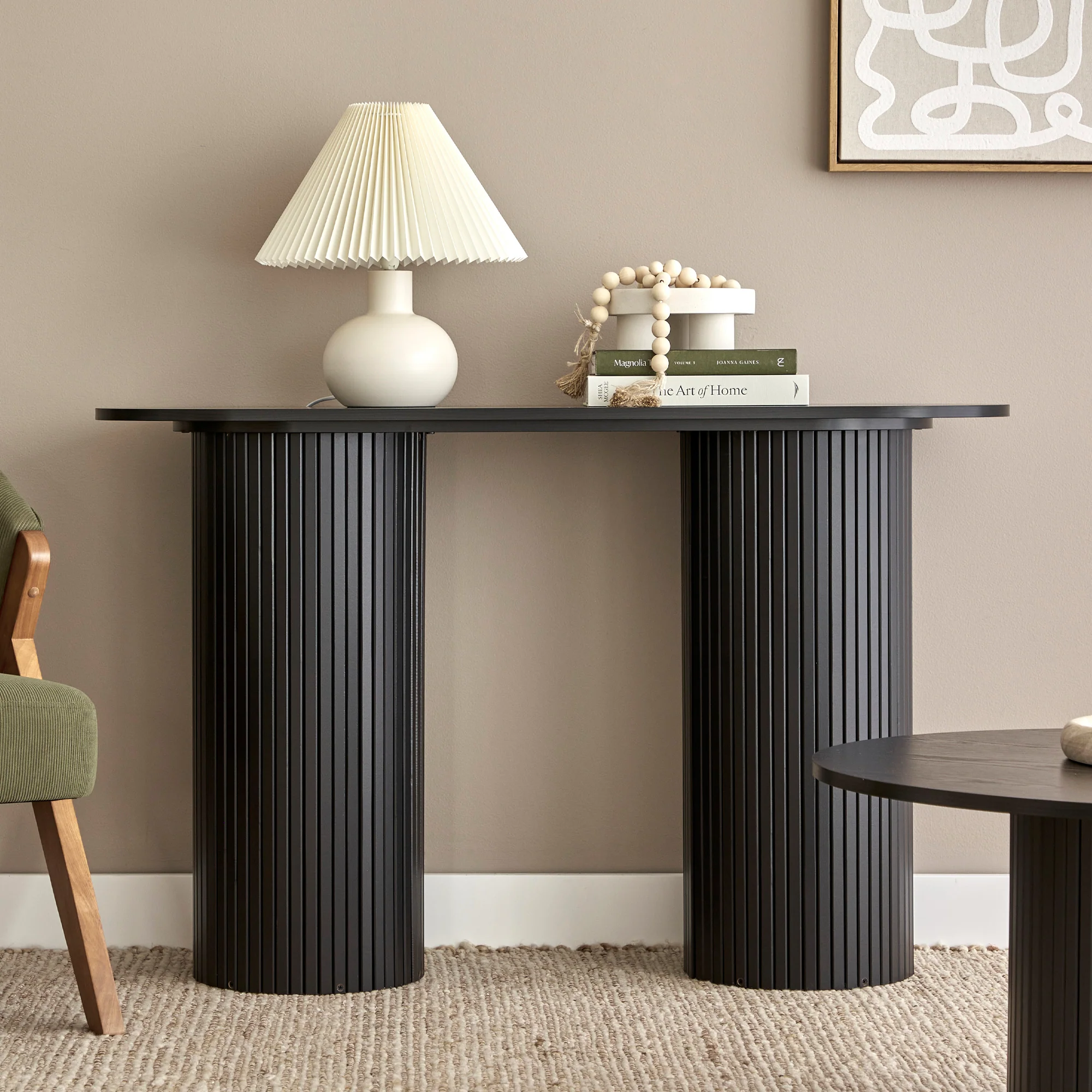Haven Console Table Black (120cm) - Image 5