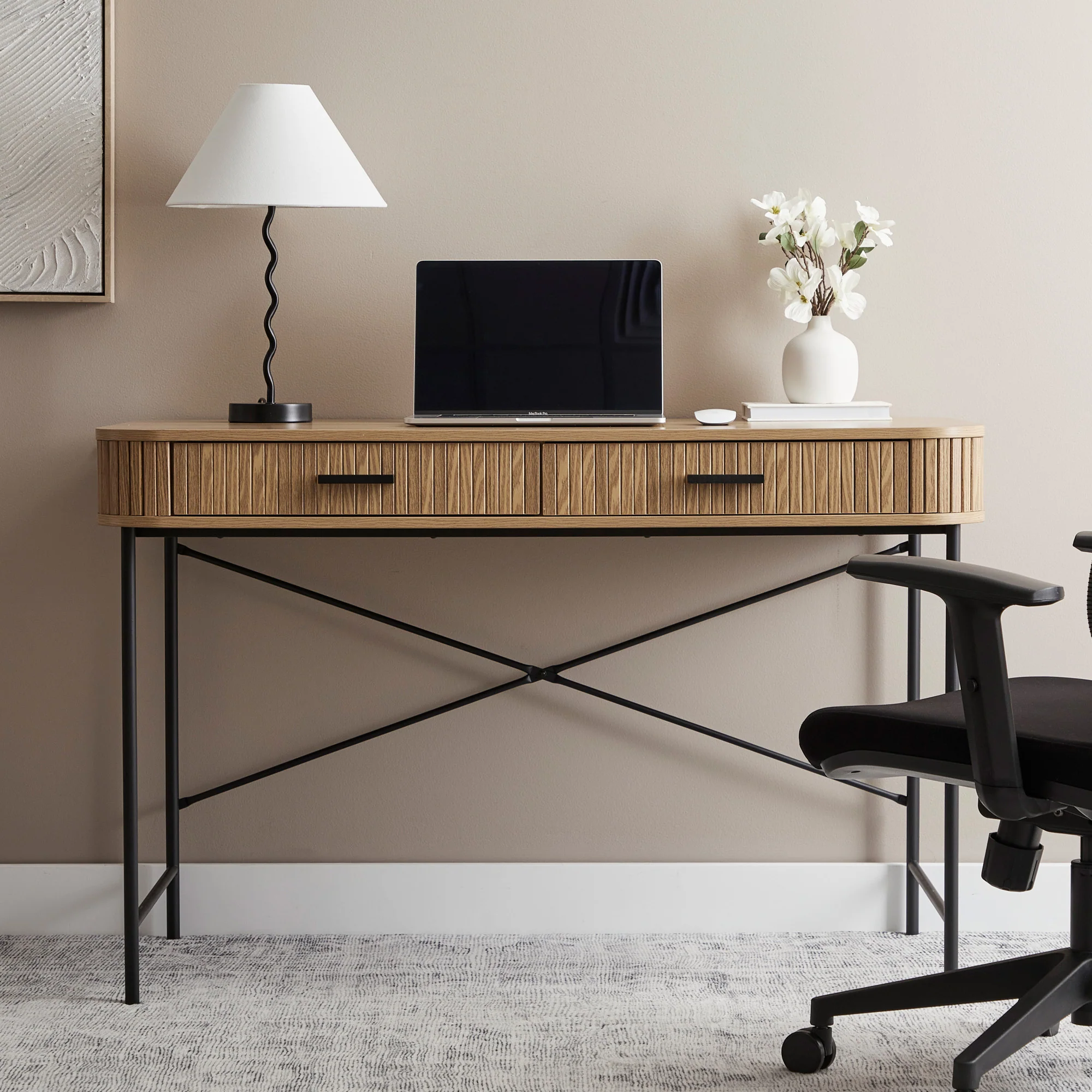 Haven 120cm Desk Oak - Image 6