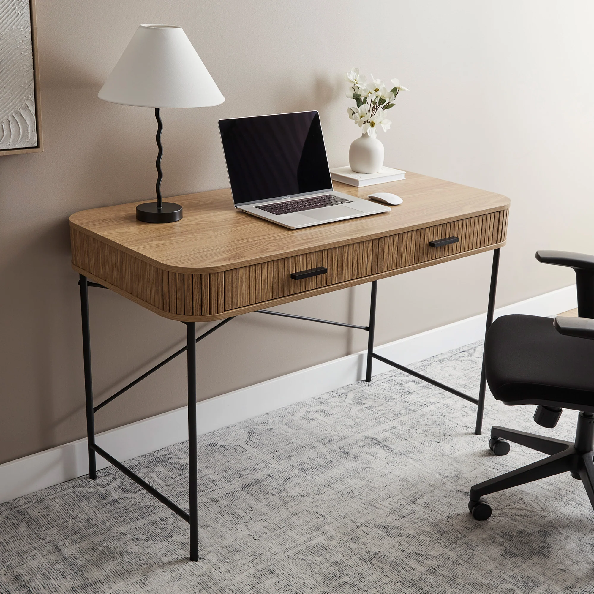 Haven 120cm Desk Oak - Image 7