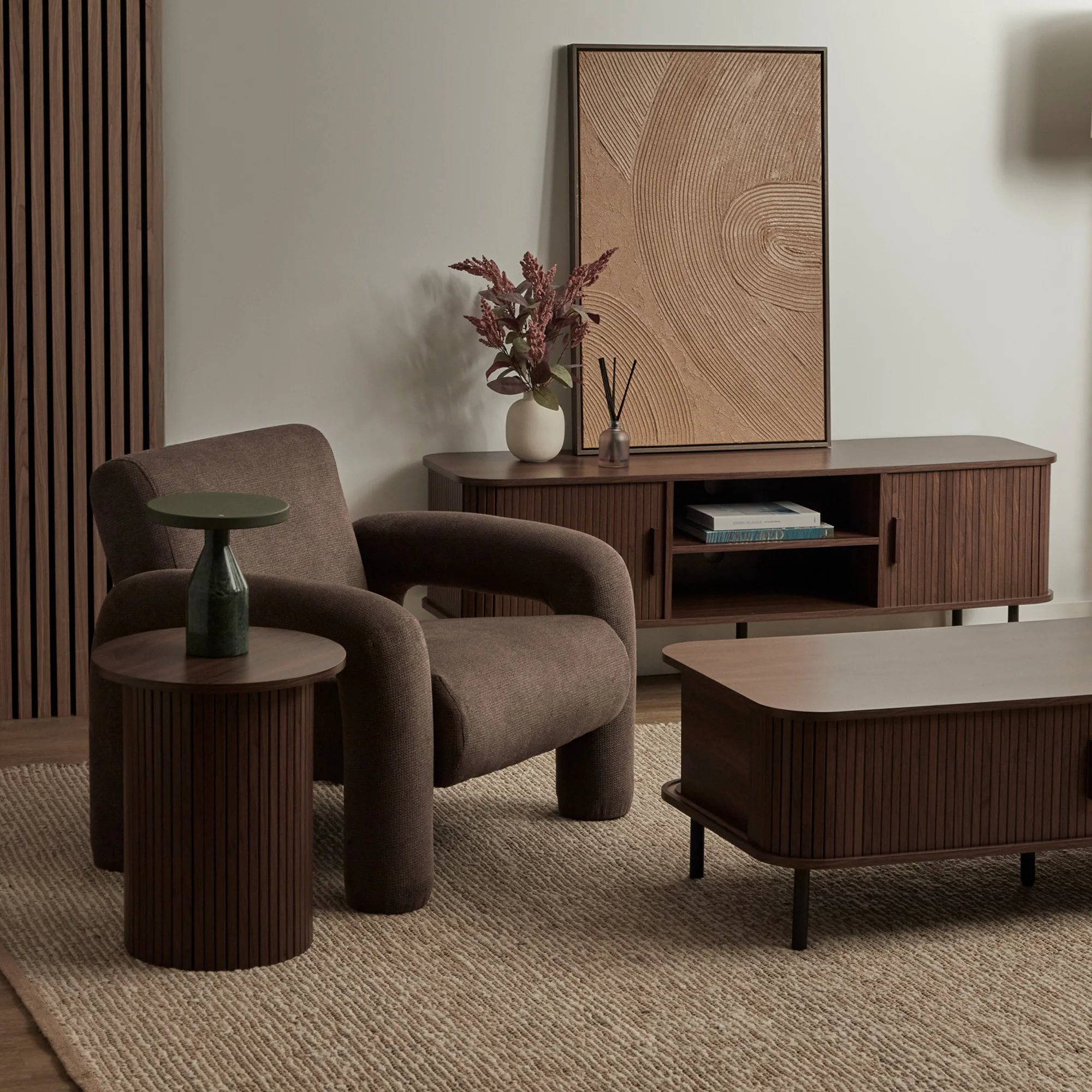 Haven Side Table Walnut - Image 8