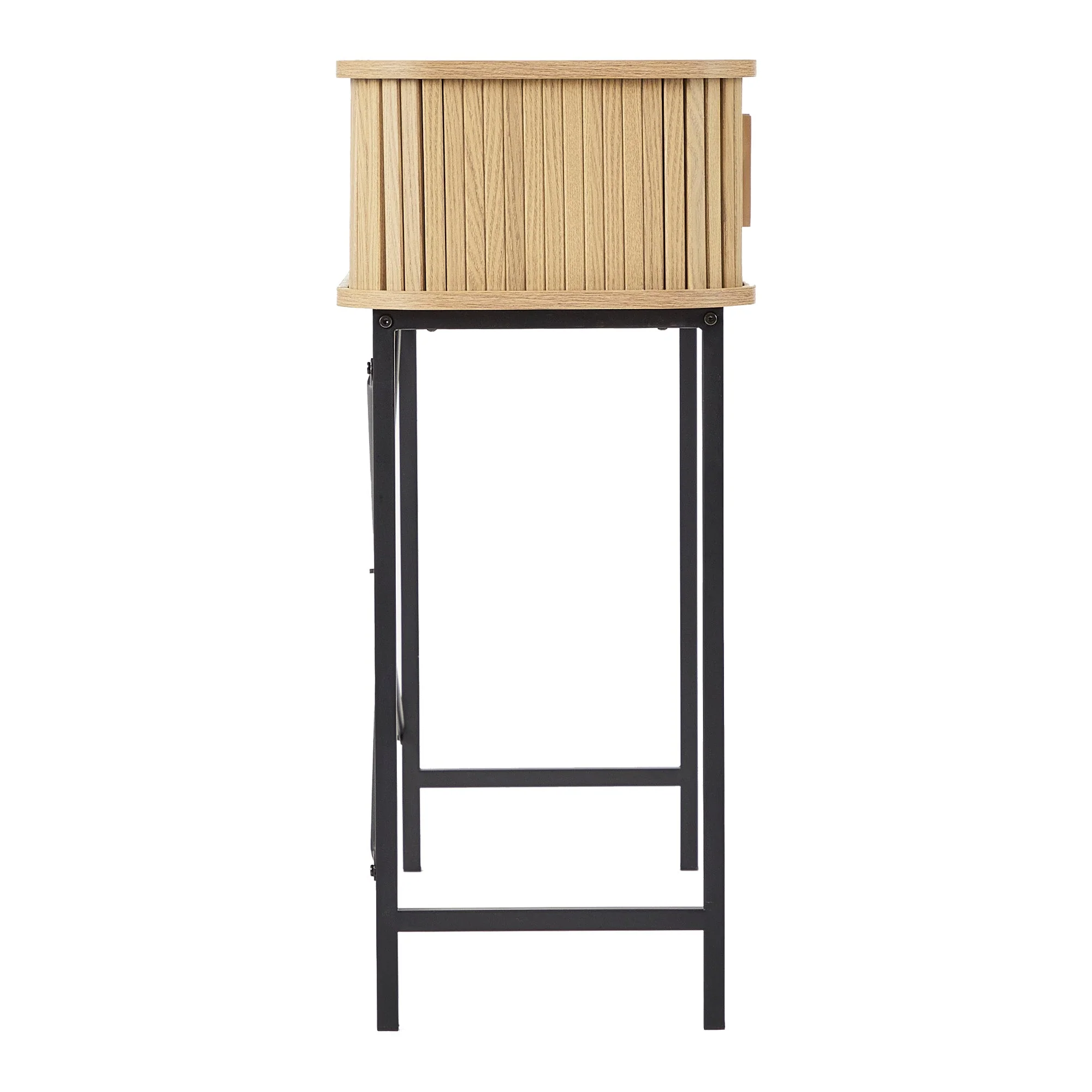Haven Sliding Door Console Table Natural (100cm) - Image 10