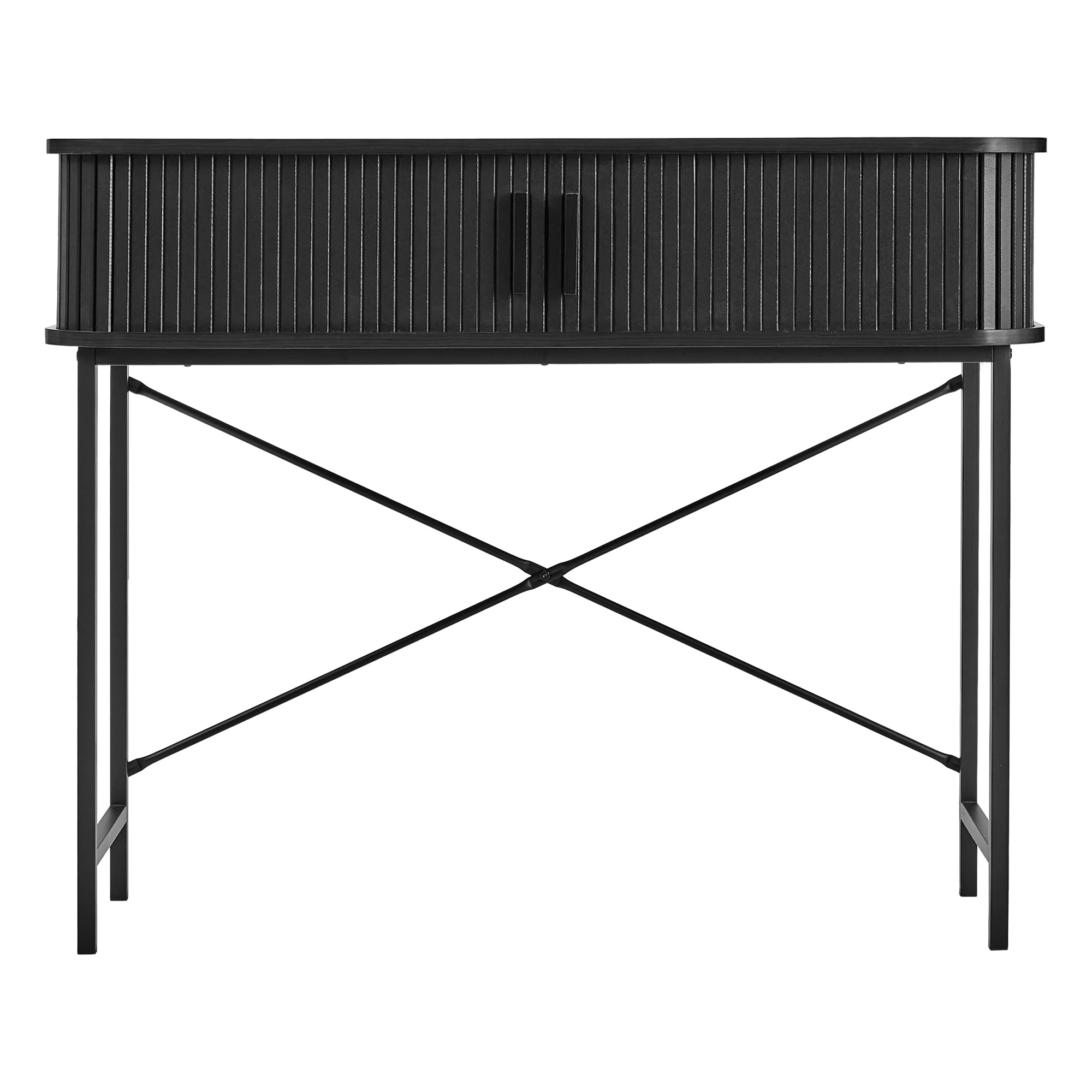 Haven Sliding Door Console Table Black (100cm) - Image 12