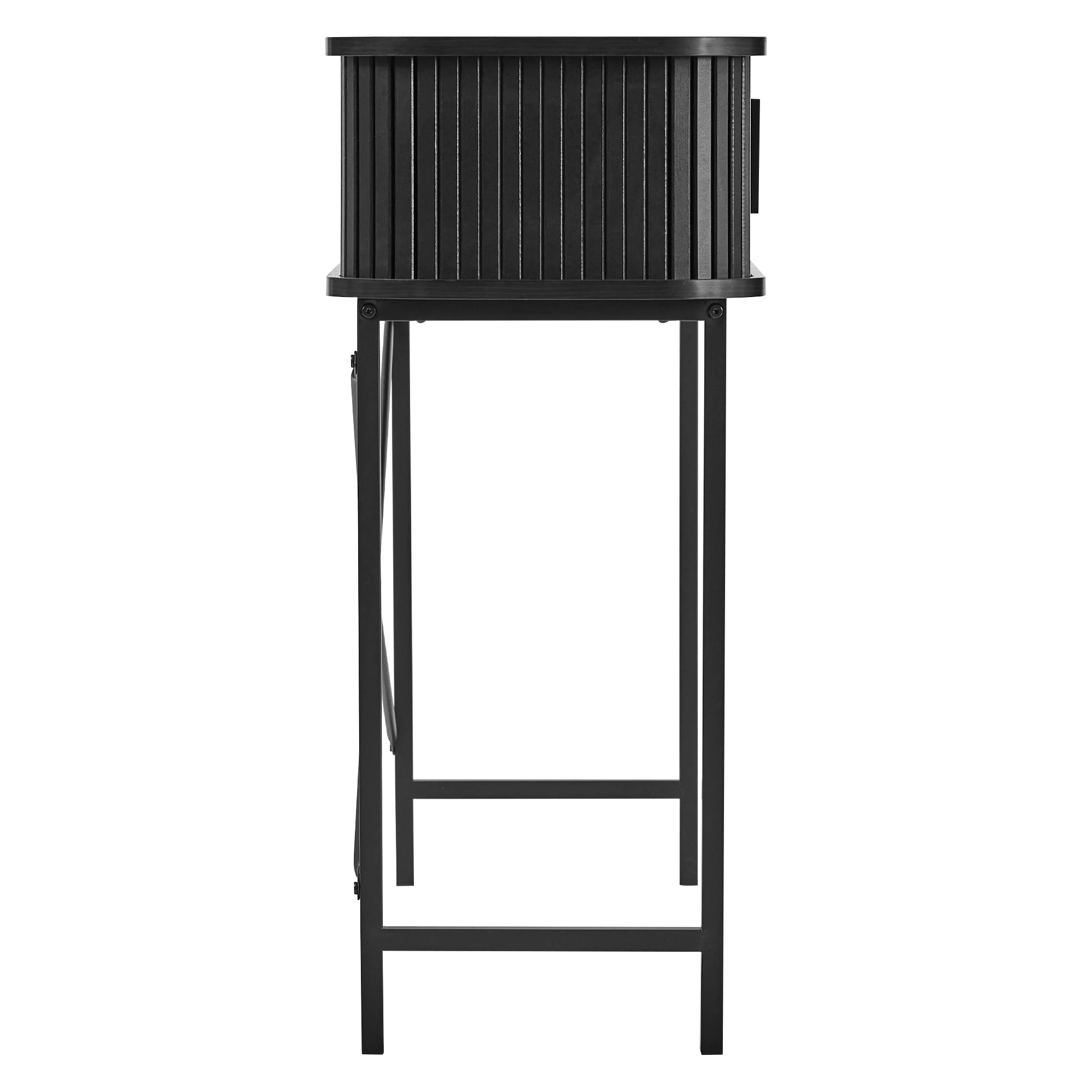 Haven Sliding Door Console Table Black (100cm) - Image 13
