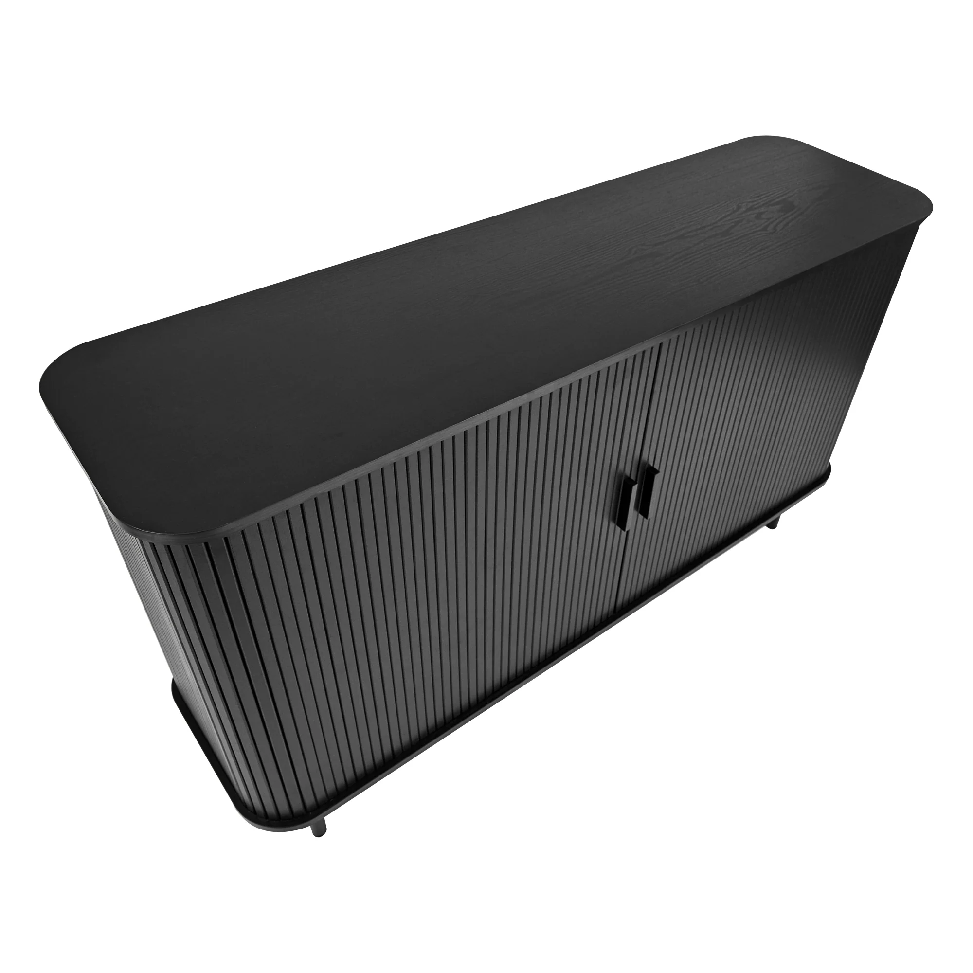 Haven Sliding Door Sideboard Black (140cm) - Image 13